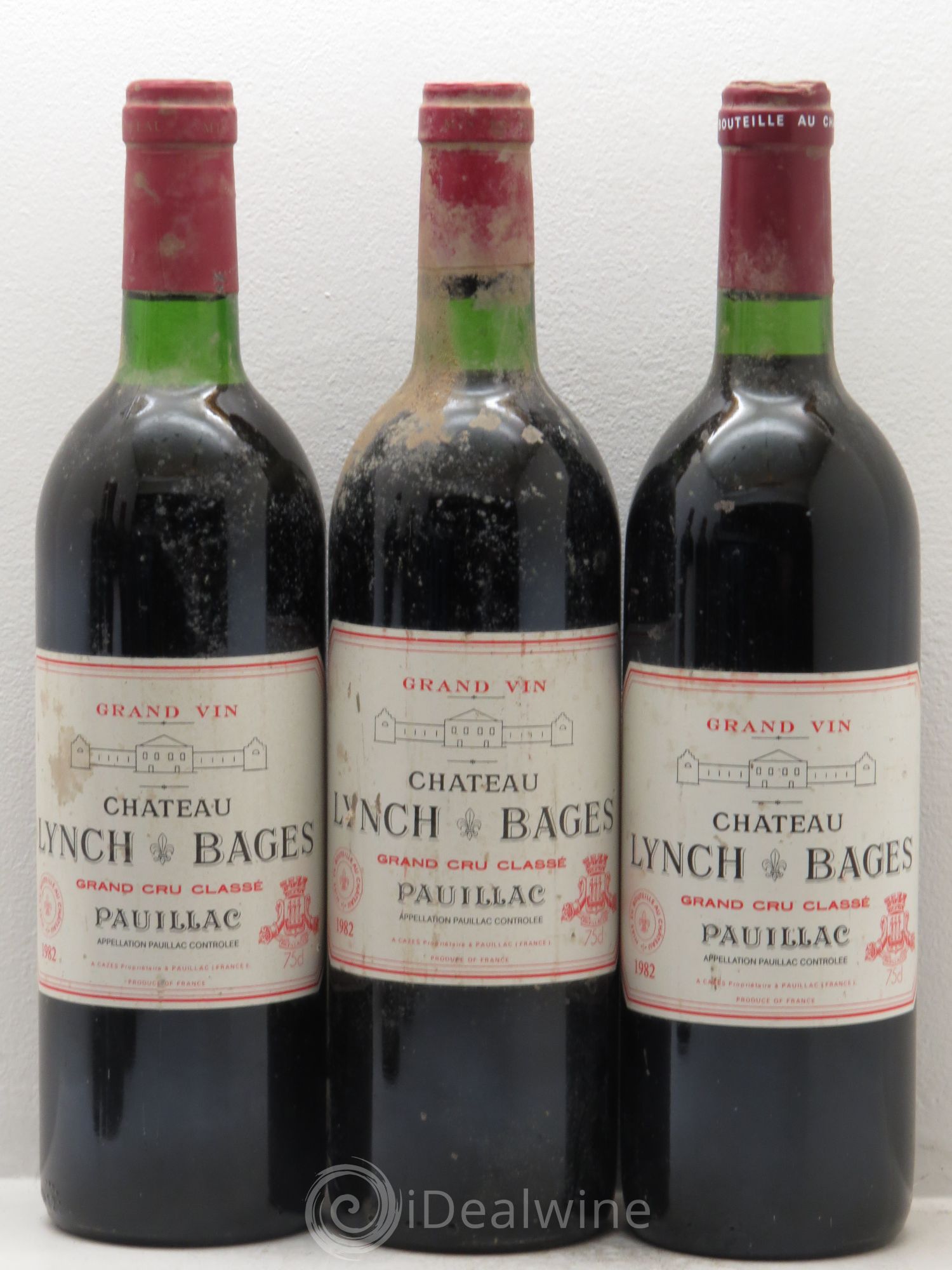 Château Lynch Bages 5ème Grand Cru Classé 1982 - Lot de 6 bouteilles - 1