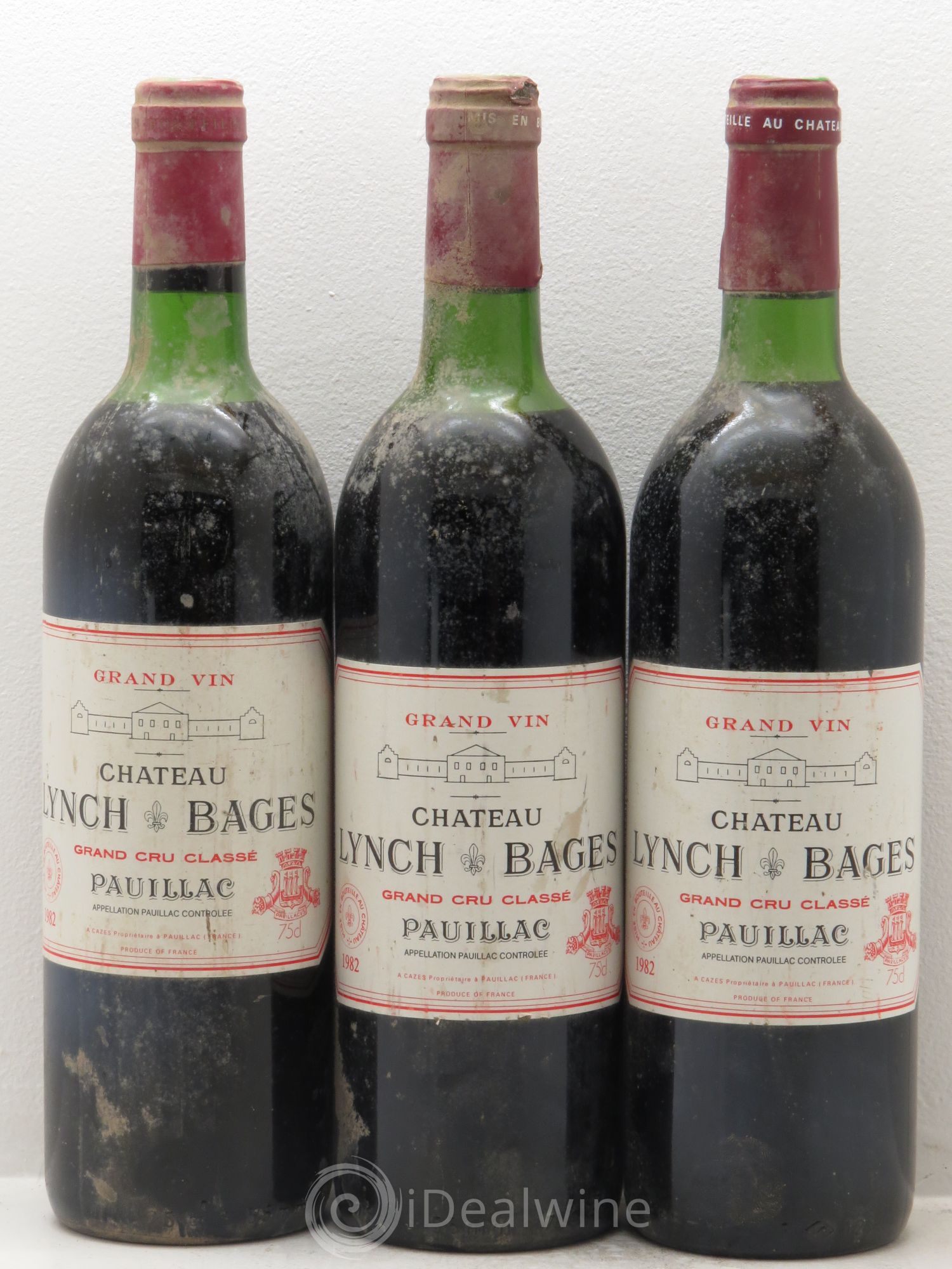 Château Lynch Bages 5ème Grand Cru Classé 1982 - Lot de 6 bouteilles - 2