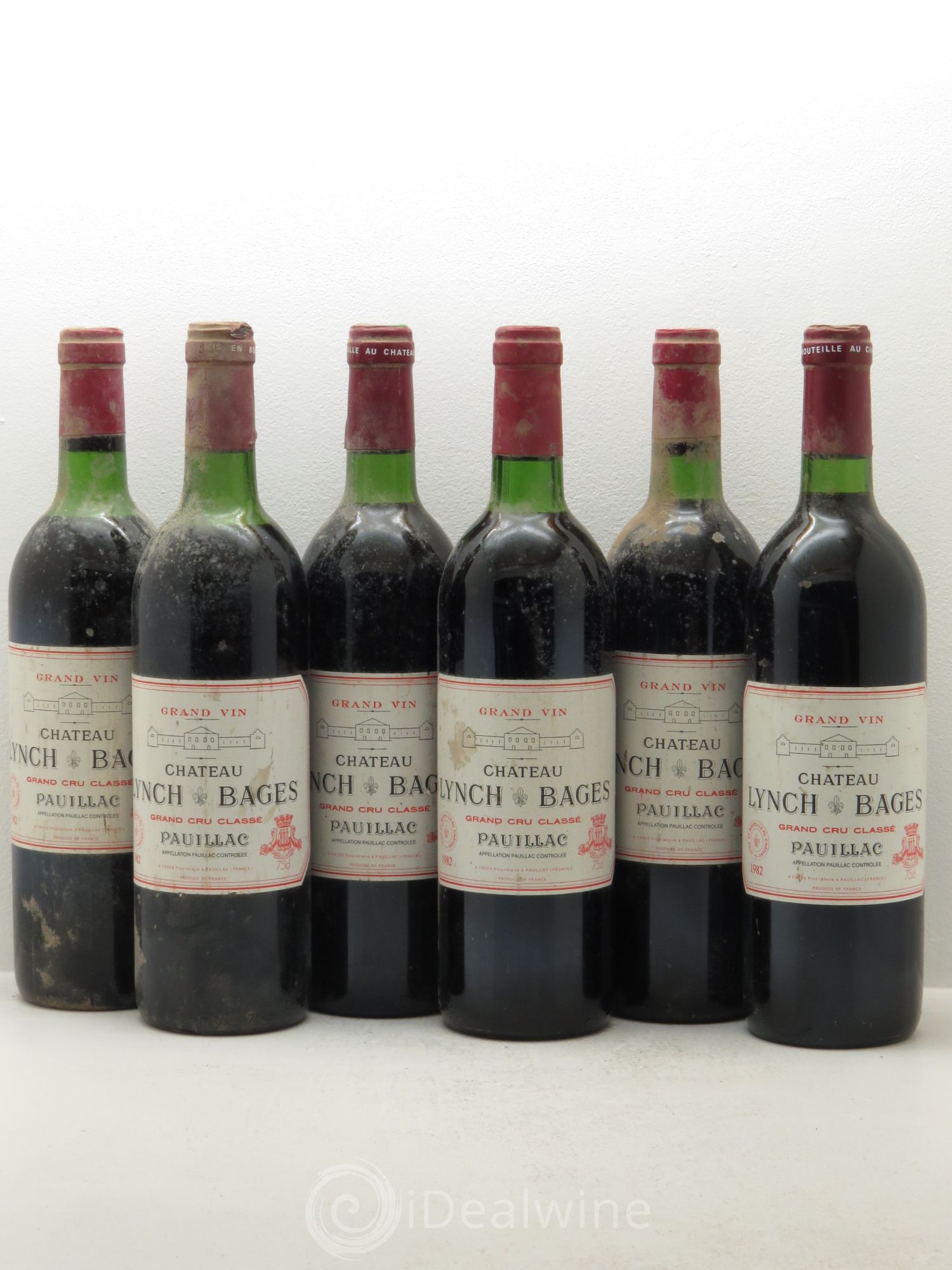 Château Lynch Bages 5ème Grand Cru Classé 1982 - Lot de 6 bouteilles - 0