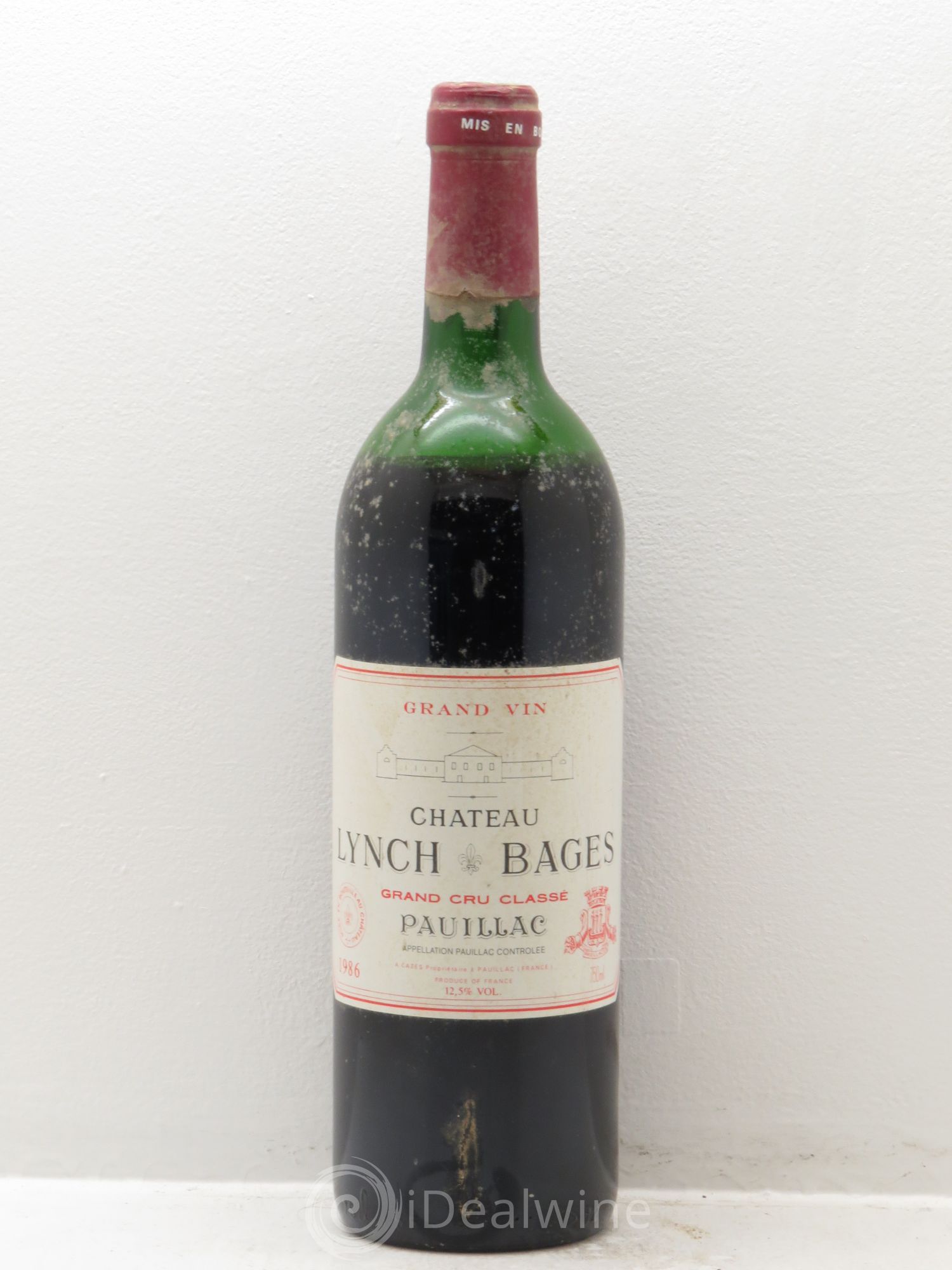 Château Lynch Bages 5ème Grand Cru Classé 1986 - Lot de 1 bouteille - 0