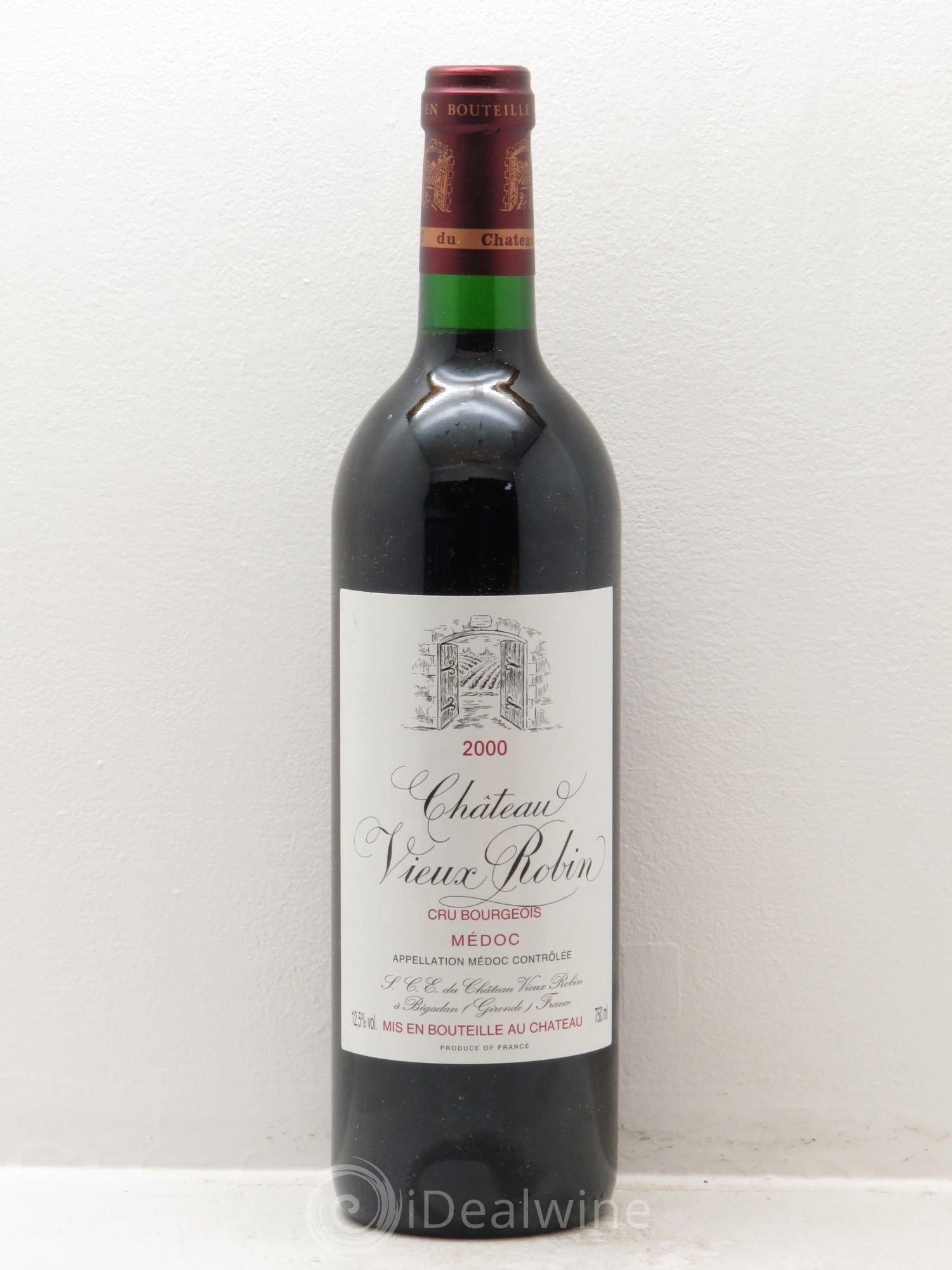 Château Vieux Robin Cru Bourgeois 2000 - Lot de 1 bouteille - 0