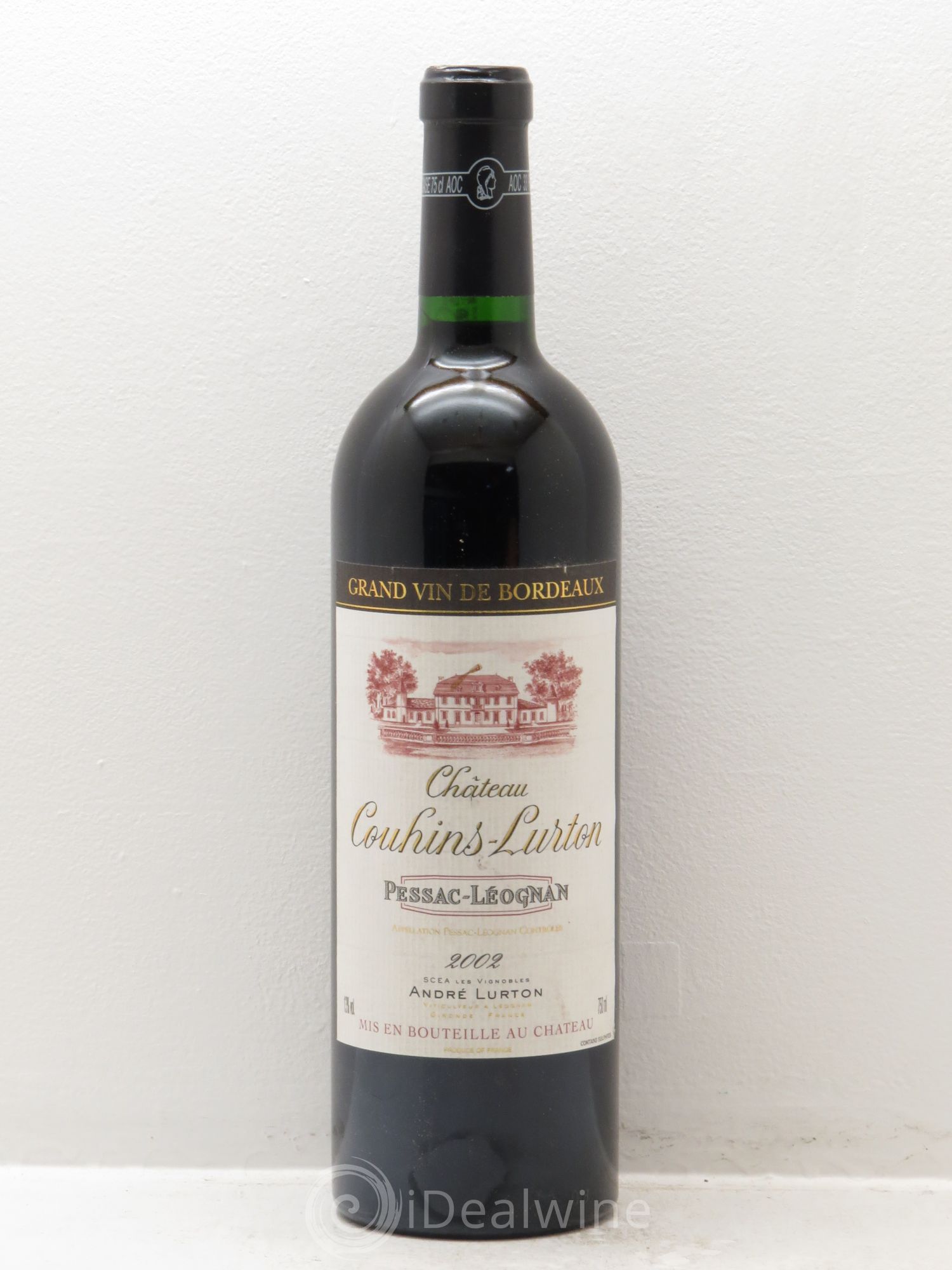 Pessac-Léognan Château Couhins-Lurton 2002 - Posten von 1 Flasche - 0