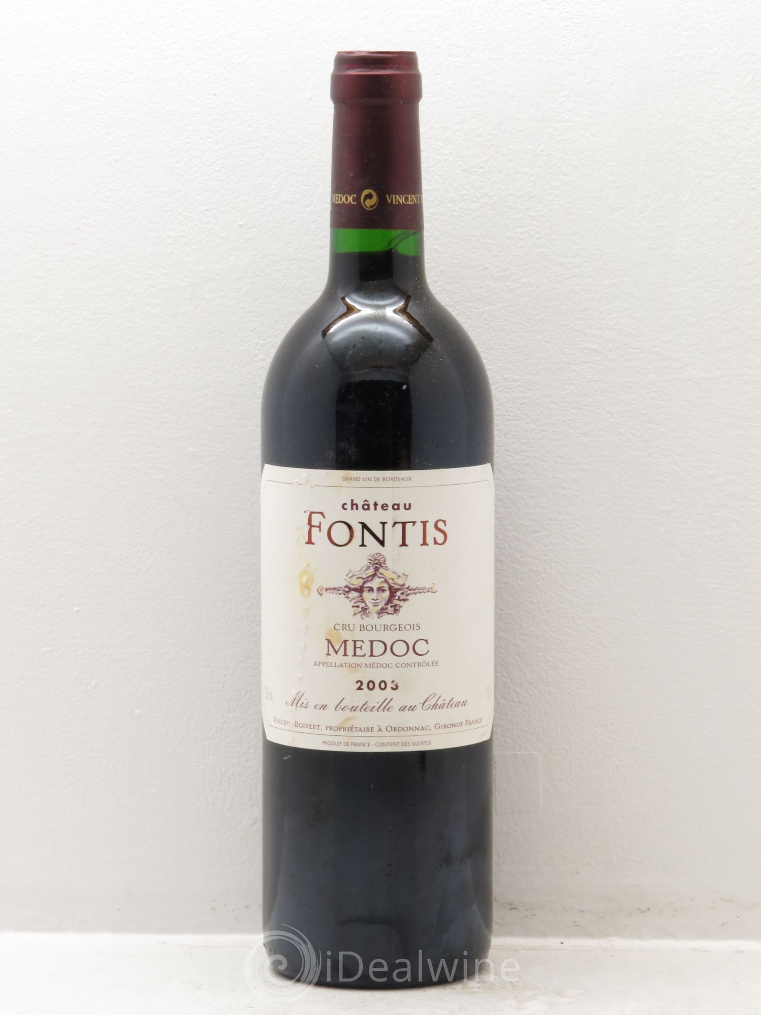 Médoc Château Fontis (sans prix de réserve) 2003 - Lot de 1 bouteille - 0