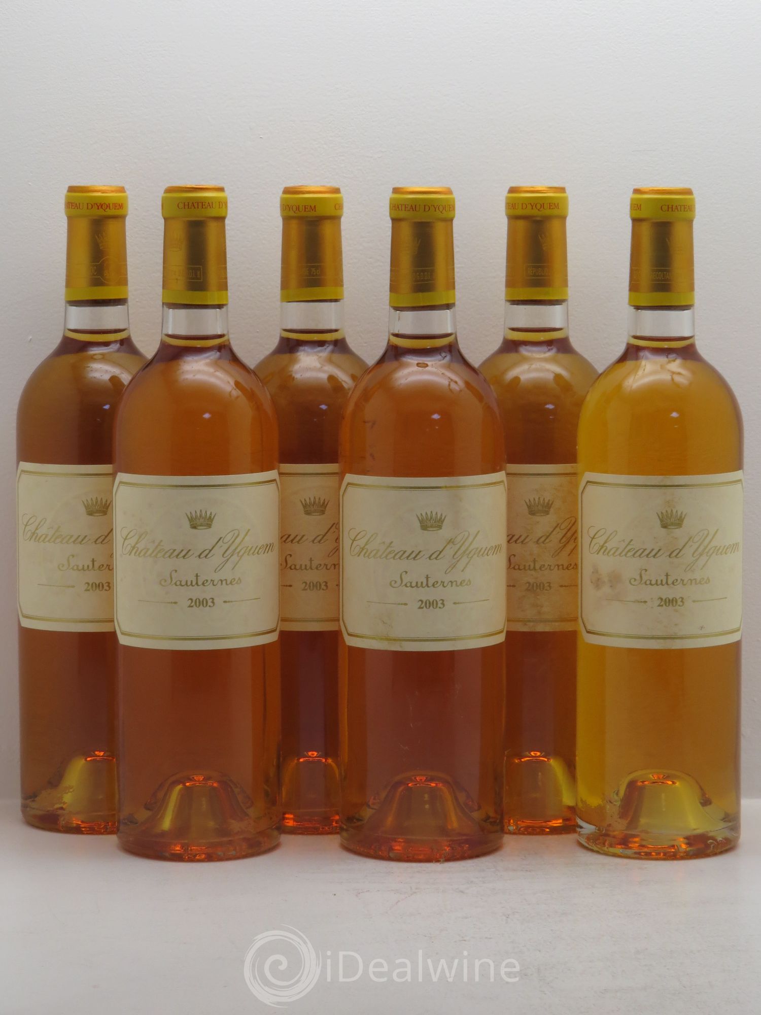 Château d' Yquem 1er Cru Classé Supérieur 2003 - Lotto di 6 bottiglie - 0