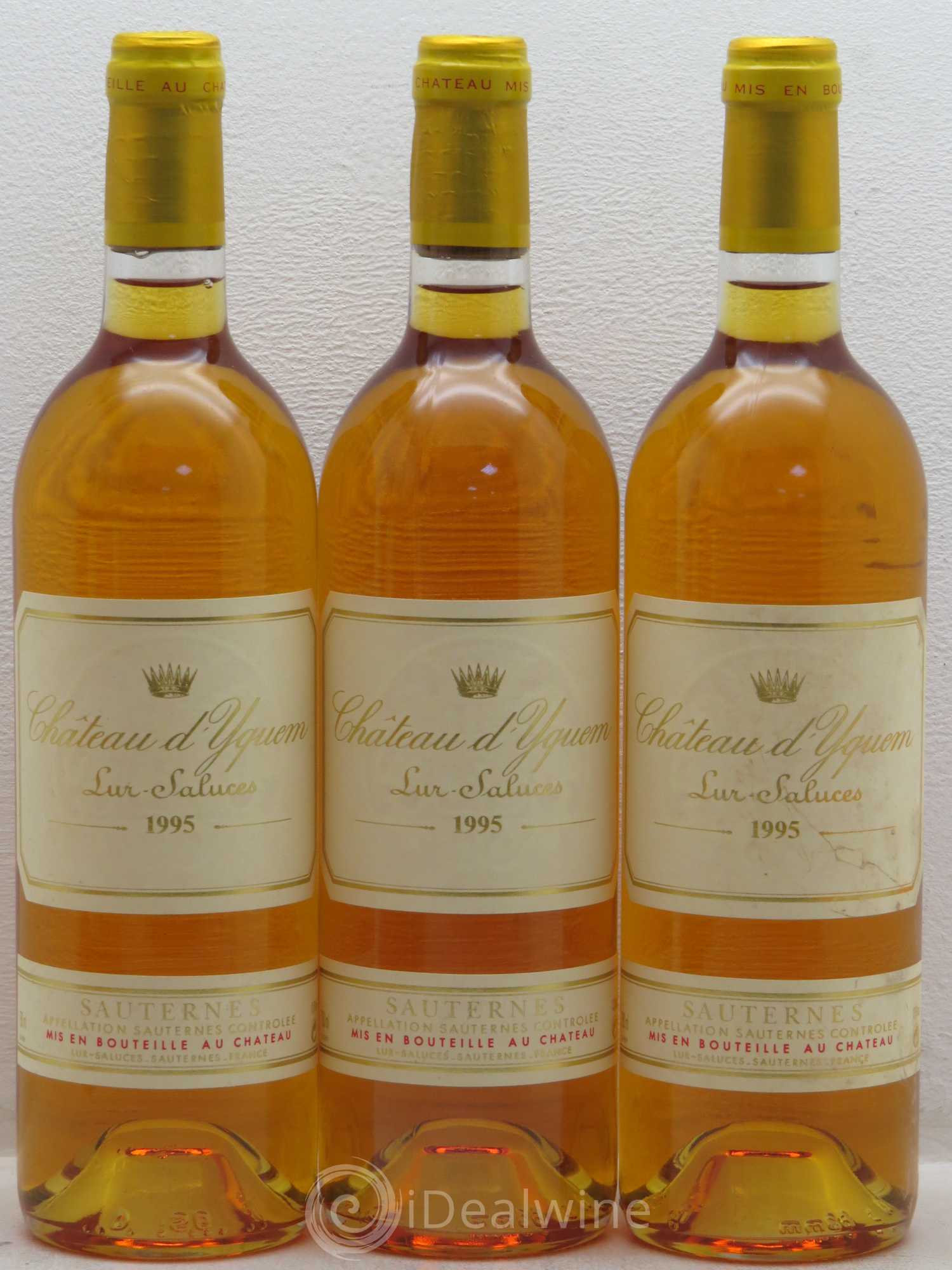 Château d' Yquem 1er Cru Classé Supérieur 1995 - Lotto di 6 bottiglie - 1