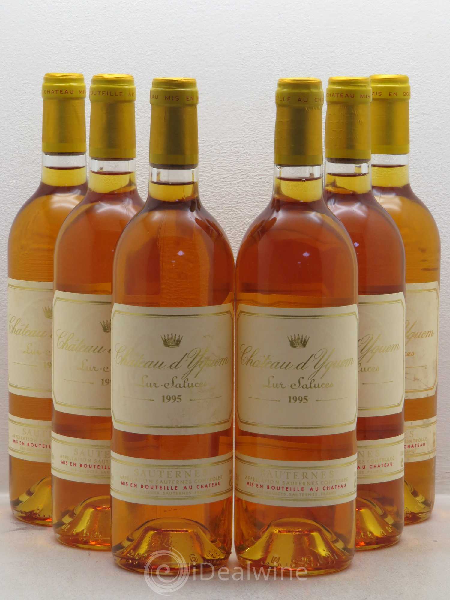 Château d' Yquem 1er Cru Classé Supérieur 1995 - Lotto di 6 bottiglie - 0