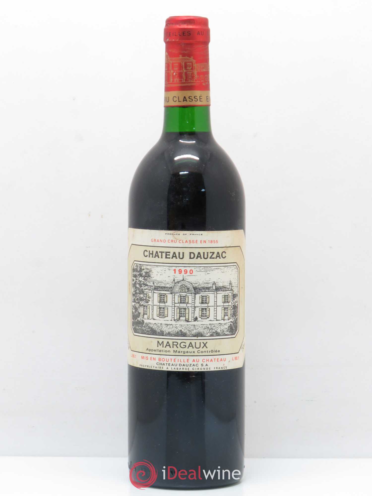 Château Dauzac 5ème Grand Cru Classé 1990 - Lot de 1 bouteille - 0