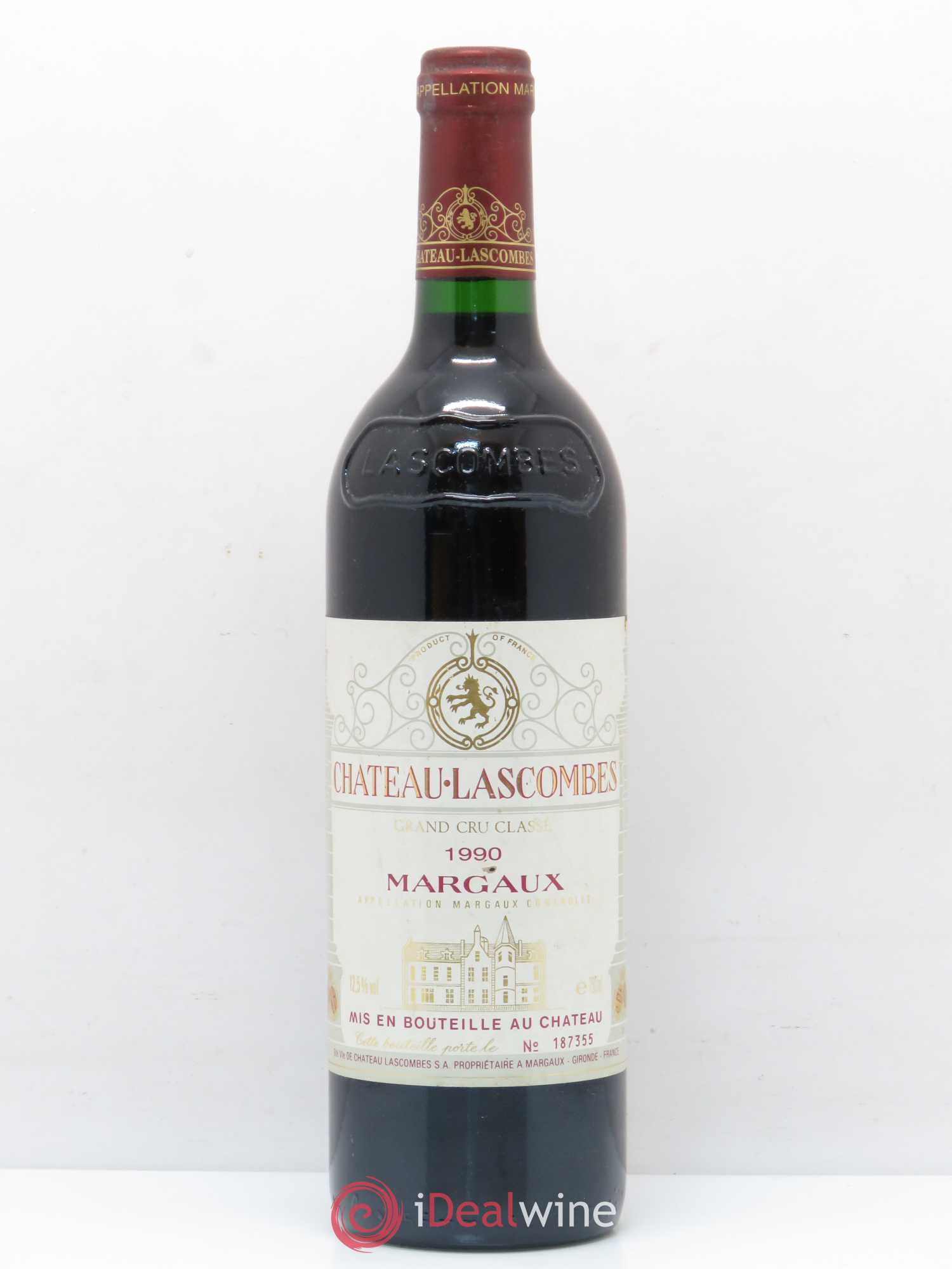 Château Lascombes 2ème Grand Cru Classé 1990 - Lot de 1 bouteille - 0