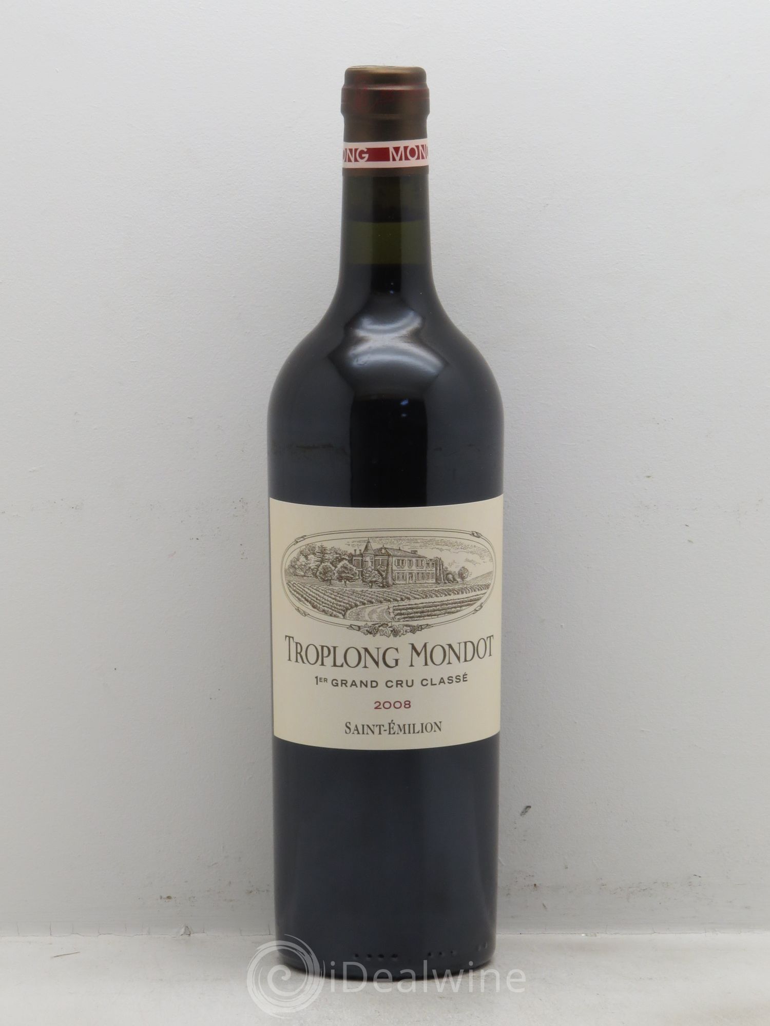 Château Troplong Mondot 1er Grand Cru Classé B 2008 - Lot de 6 bouteilles - 0