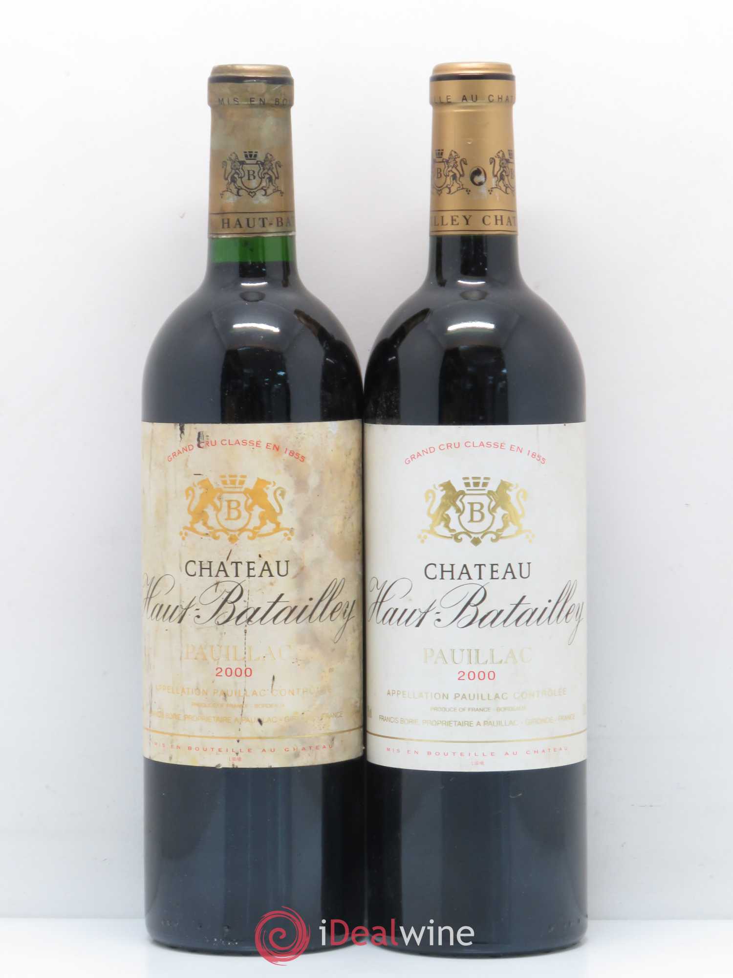 Château Haut Batailley 5ème Grand Cru Classé 2000 - Lot de 2 bouteilles - 0