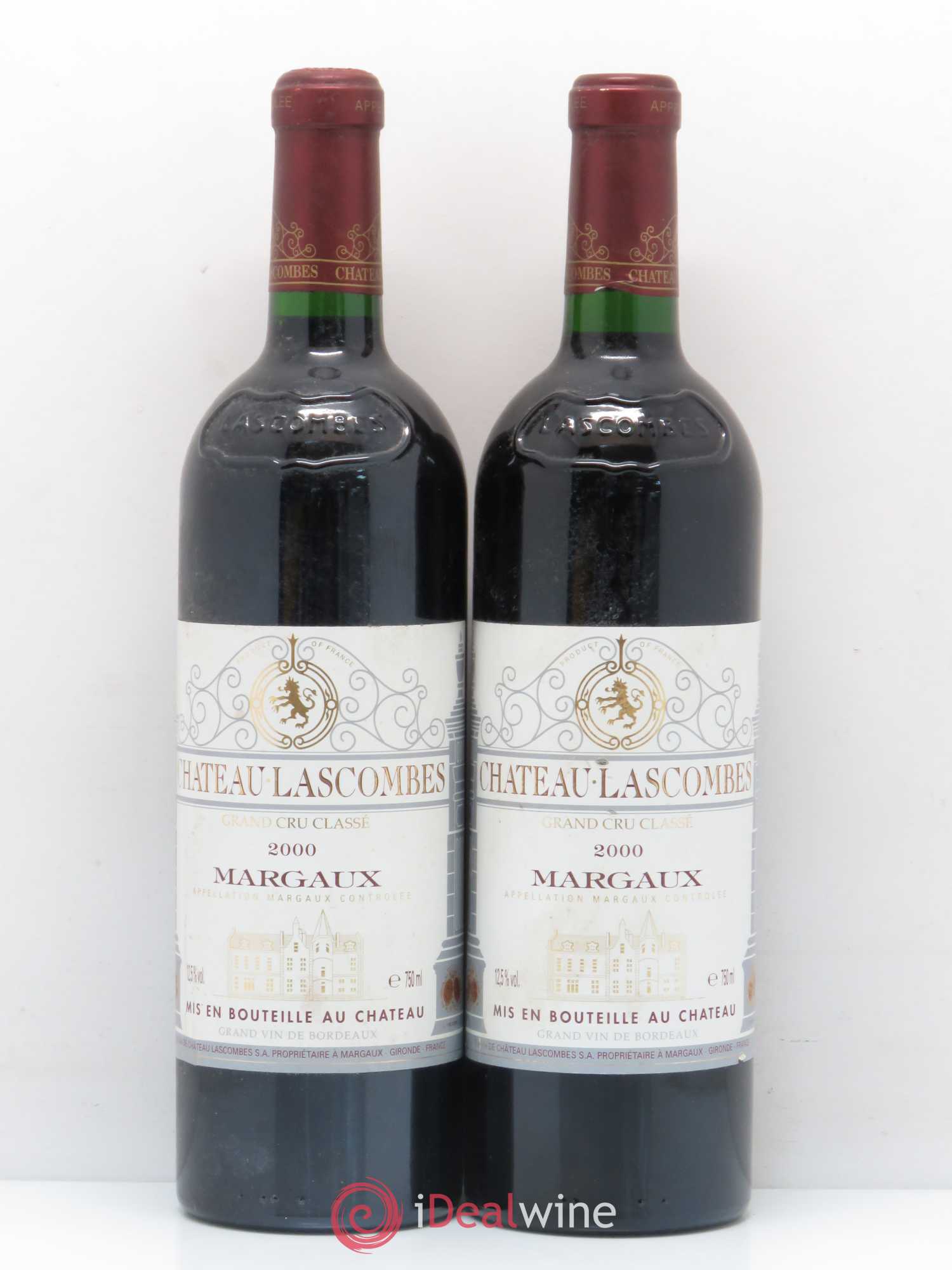 Château Lascombes 2ème Grand Cru Classé 2000 - Lot de 2 bouteilles - 0