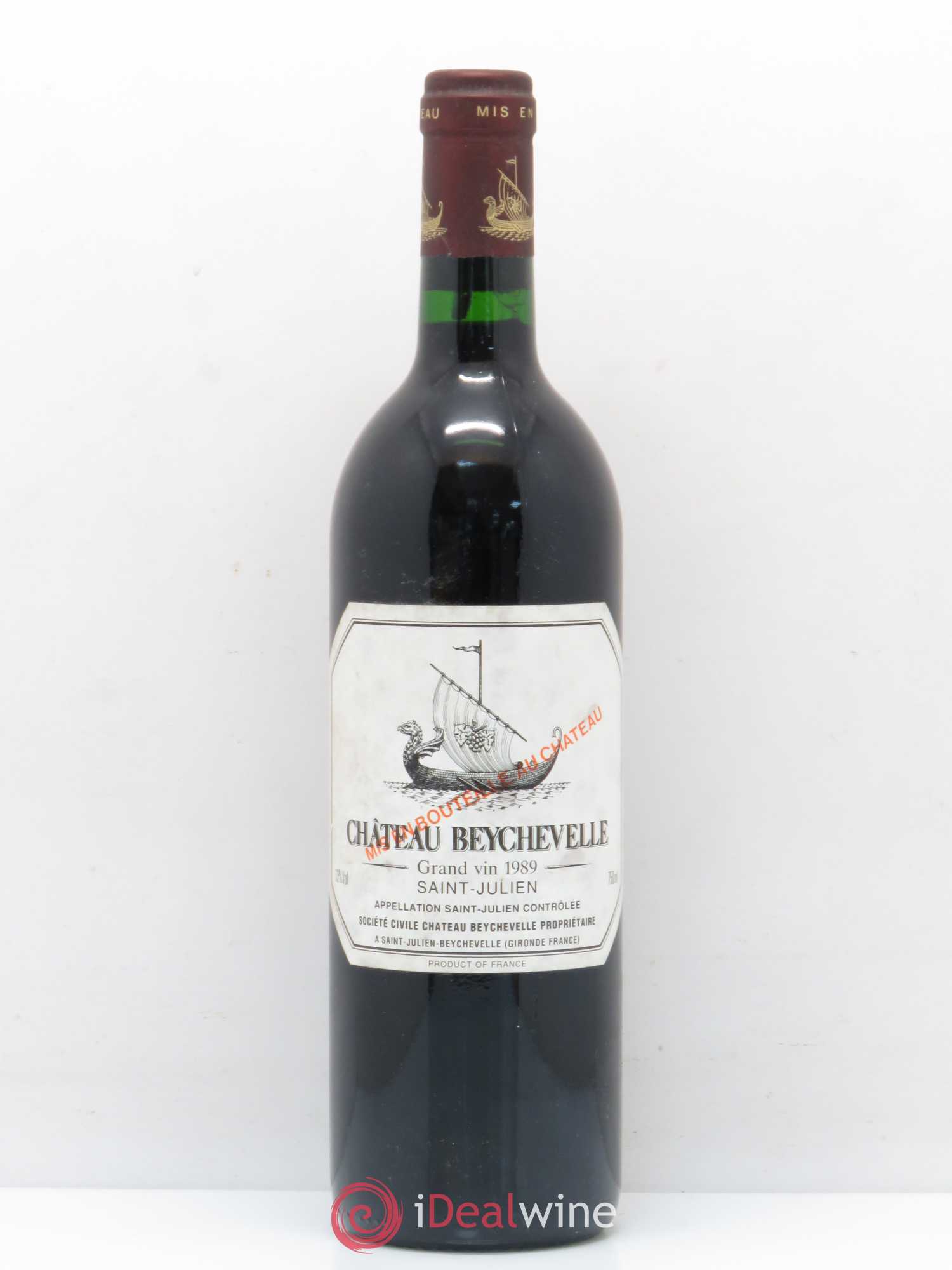 Château Beychevelle 4ème Grand Cru Classé 1989 - Lot de 1 bouteille - 0