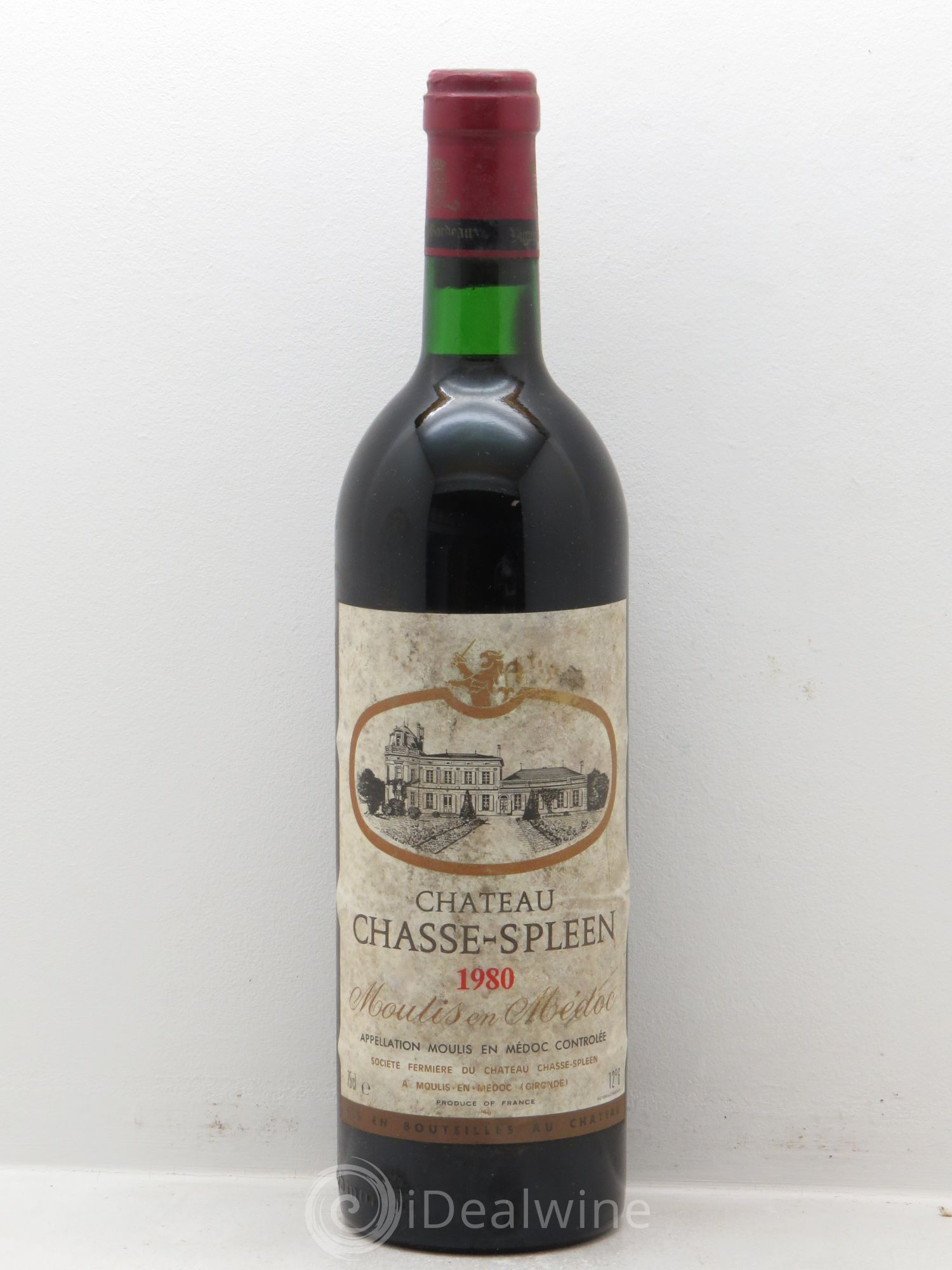 Château Chasse Spleen 1980 - Lot de 12 bouteilles - 0