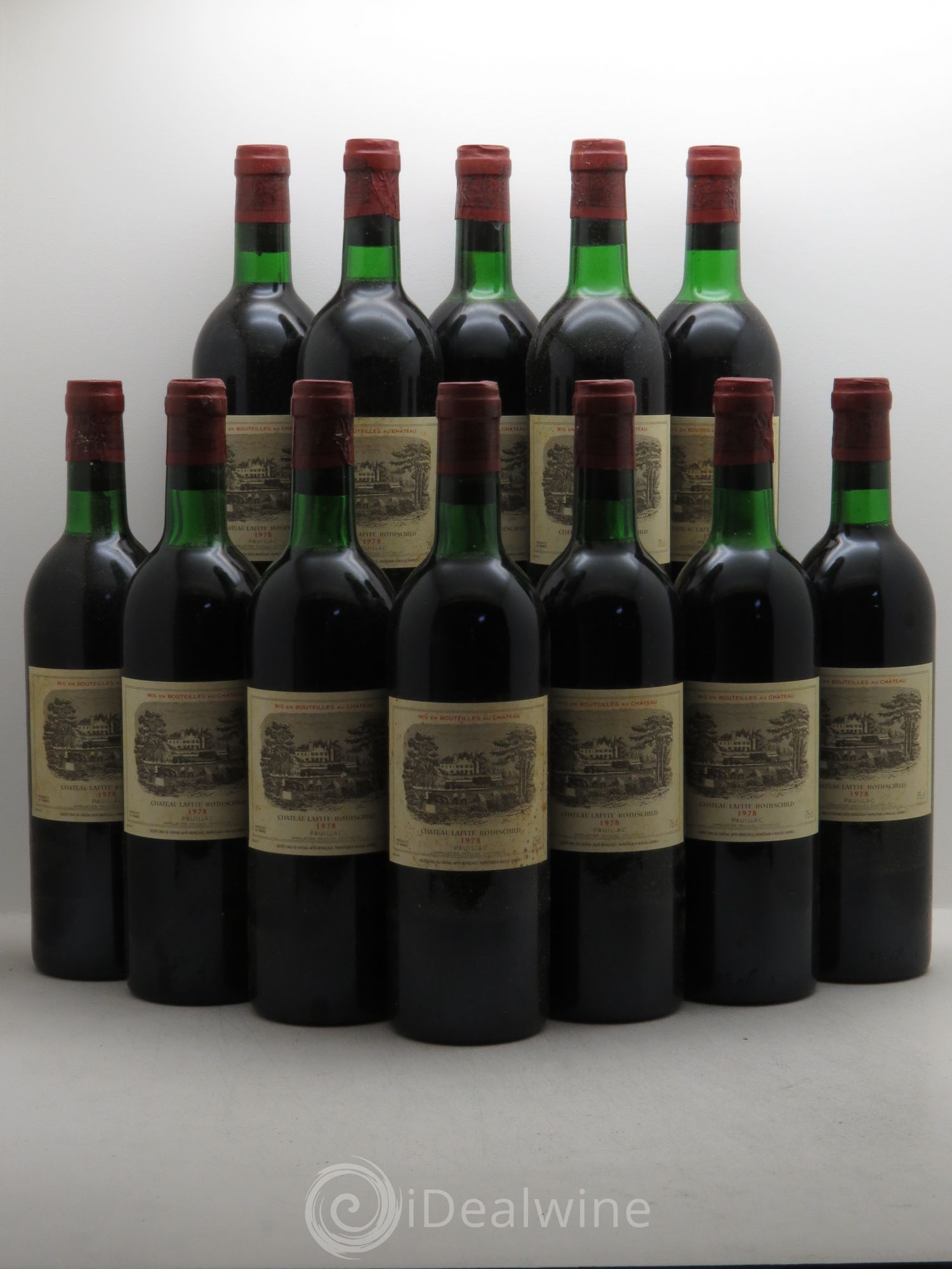 Château Lafite Rothschild 1er Grand Cru Classé 1978 - Lot de 12 bouteilles - 0