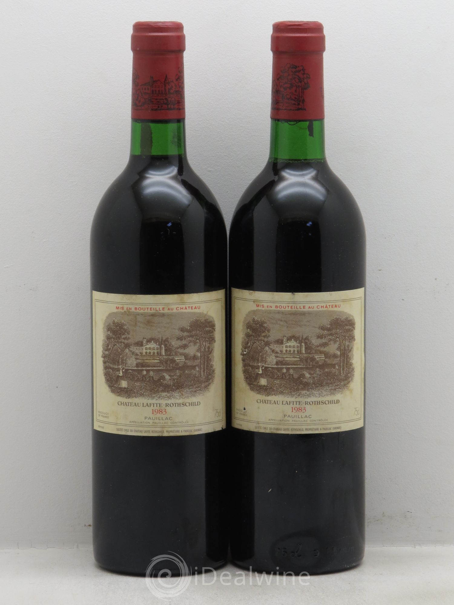 Château Lafite Rothschild 1er Grand Cru Classé 1983 - Lot de 2 bouteilles - 0