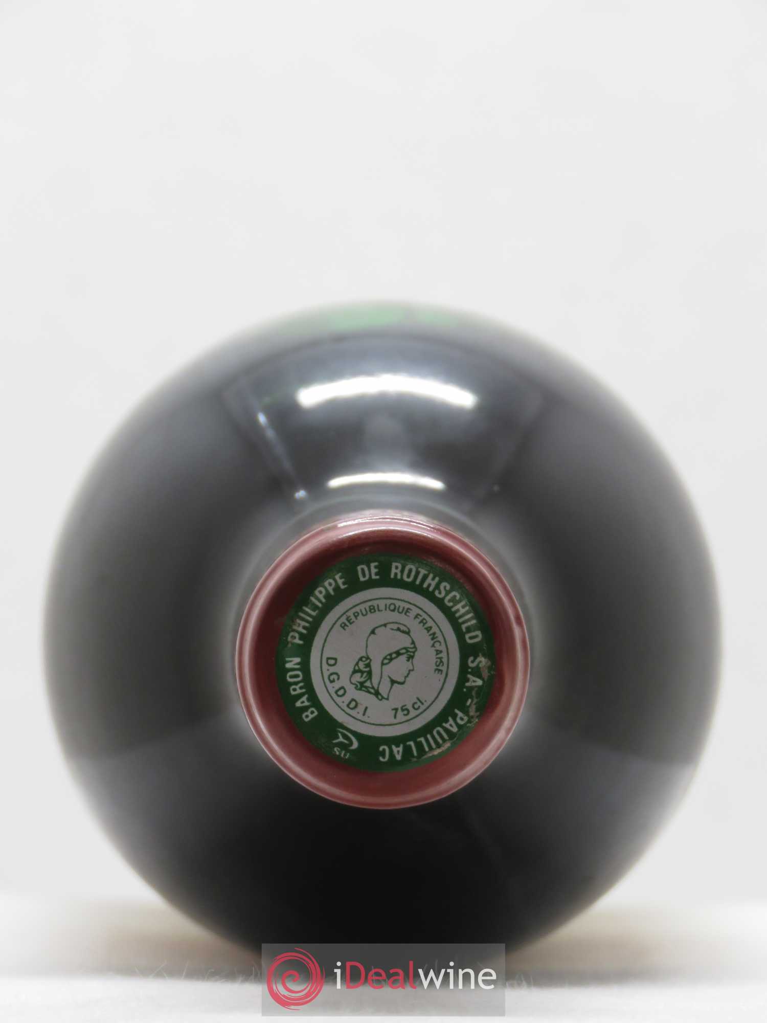 Château Mouton Rothschild 1er Grand Cru Classé 1991 - Lot de 3 bouteilles - 2