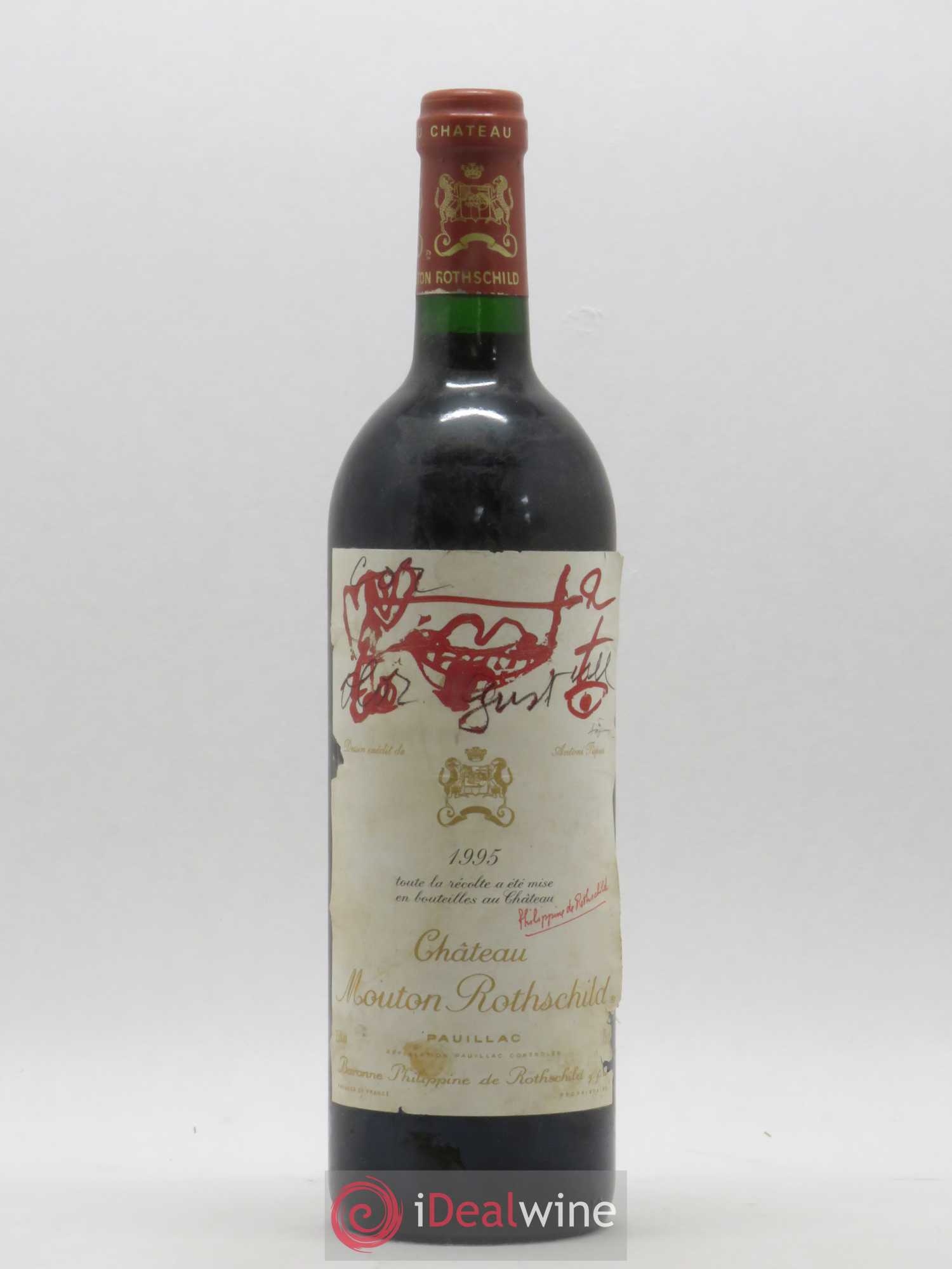 Château Mouton Rothschild 1er Grand Cru Classé 1995 - Lot de 1 bouteille - 0