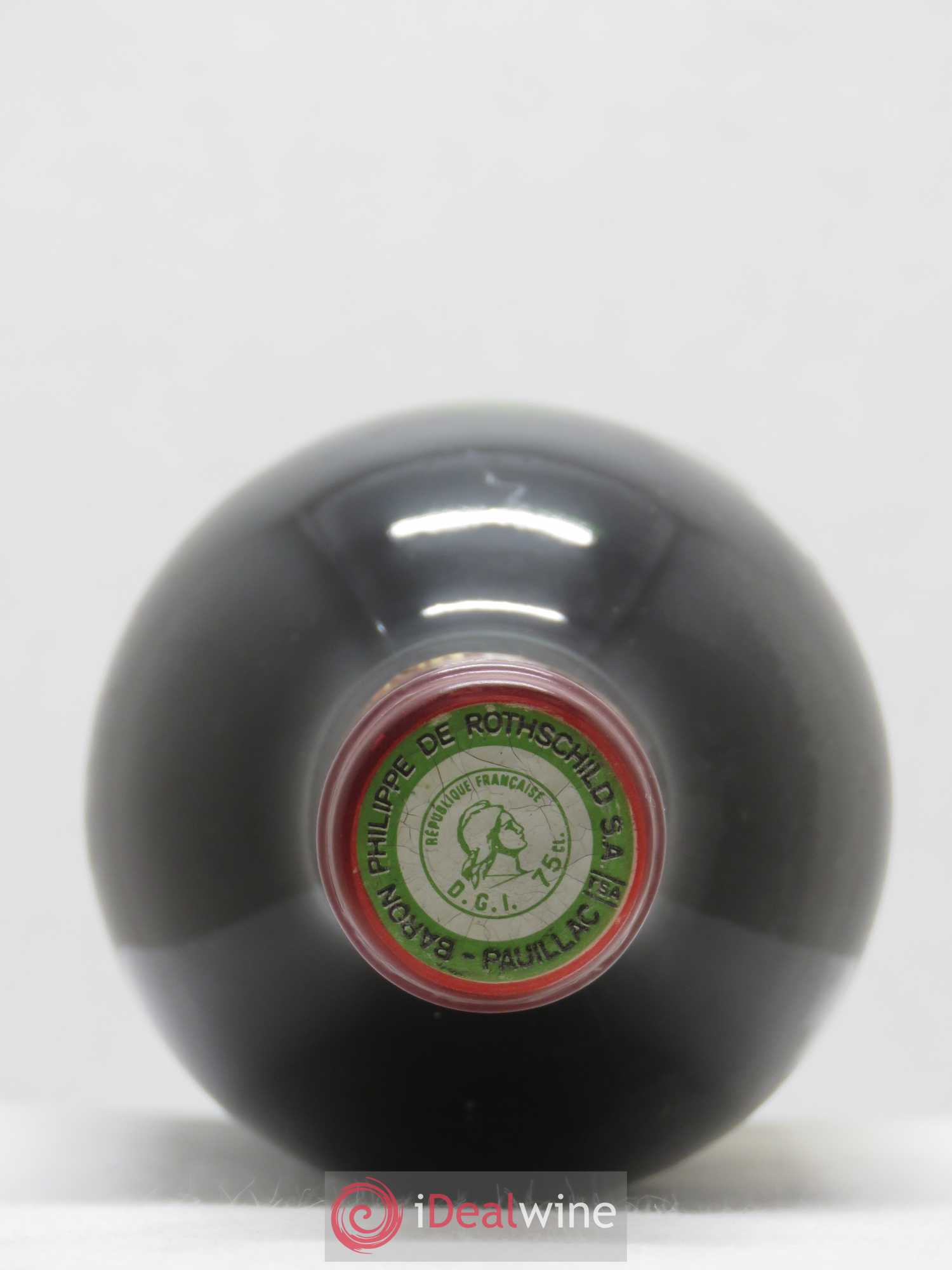 Château Mouton Rothschild 1er Grand Cru Classé 1986 - Lot de 1 bouteille - 1