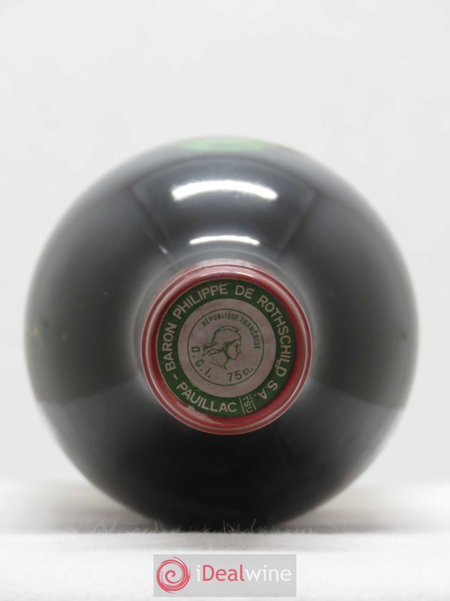 Château Mouton Rothschild 1er Grand Cru Classé 1988 - Lot de 3 bouteilles - 1
