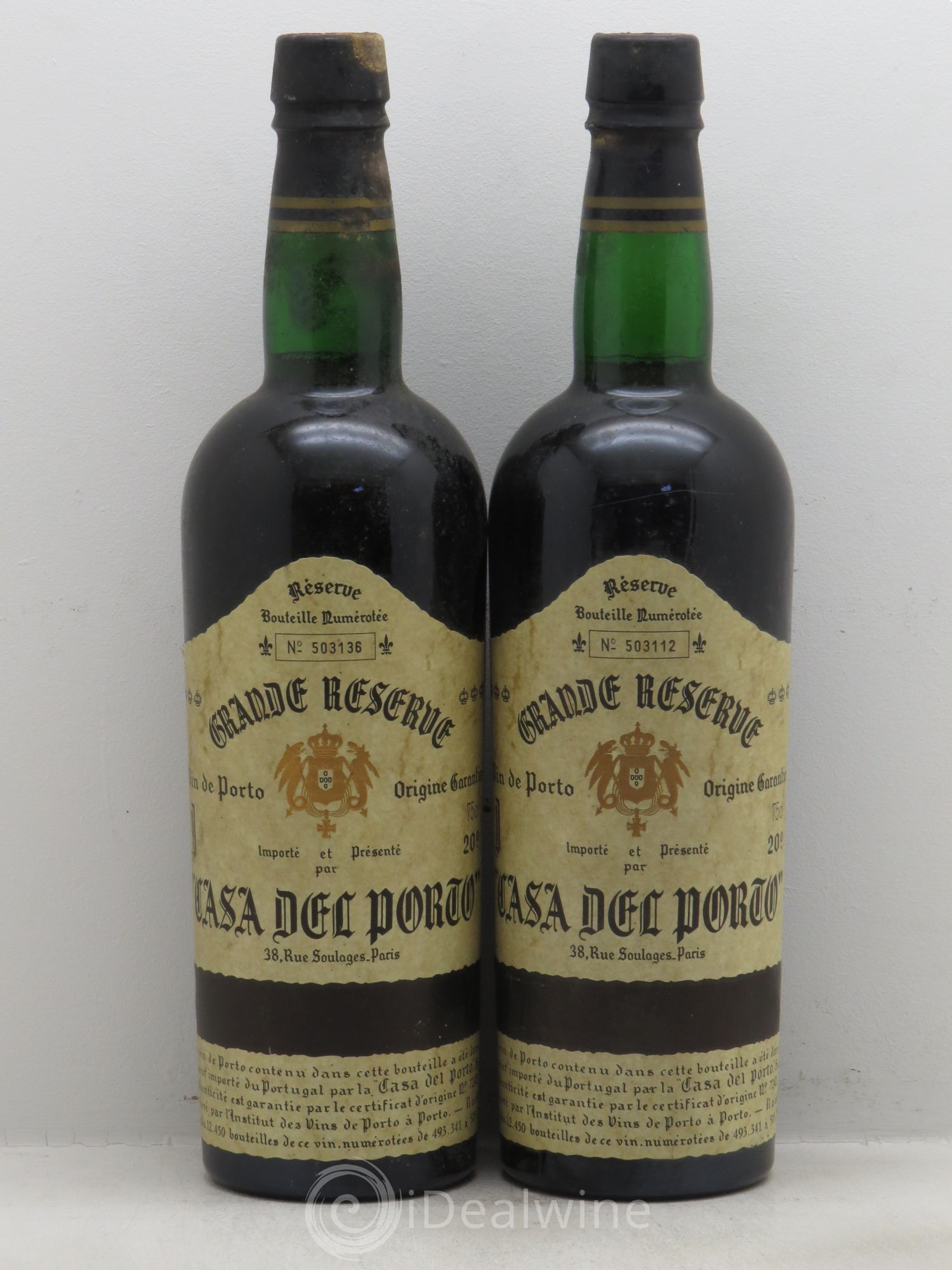 Porto Casa Del Porto Grande Réserve (sans prix de réserve-no reserve) - Posten von 2 Flaschen - 0