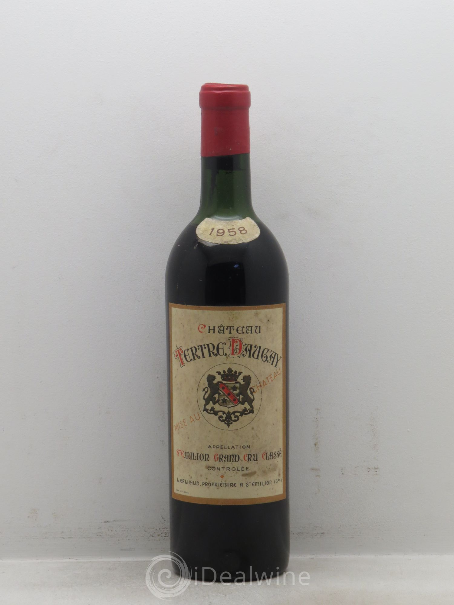 Château Tertre Daugay Grand Cru Classé 1958 - Lot de 1 bouteille - 0