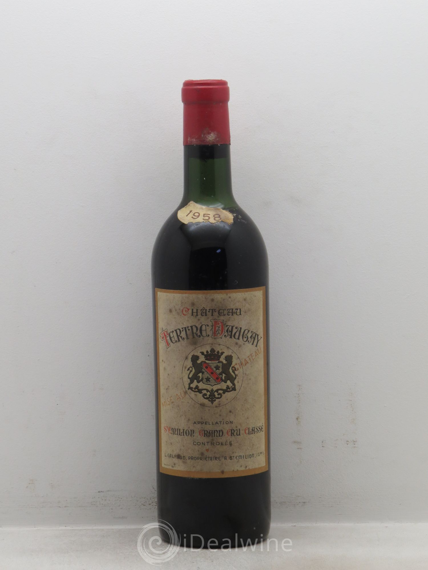 Château Tertre Daugay Grand Cru Classé 1958 - Lot de 1 bouteille - 0