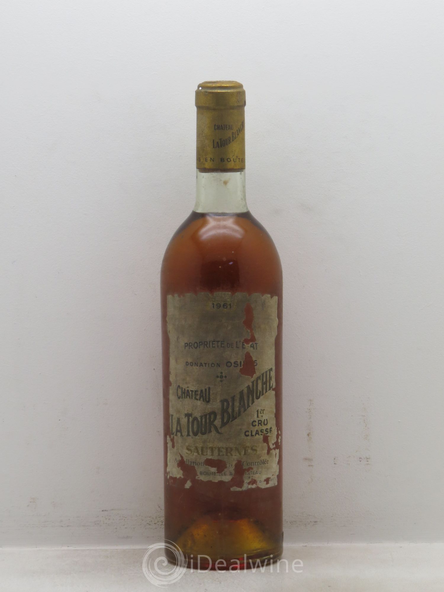 Château la Tour Blanche 1er Grand Cru Classé 1961 - Lotto di 1 bottiglia - 0