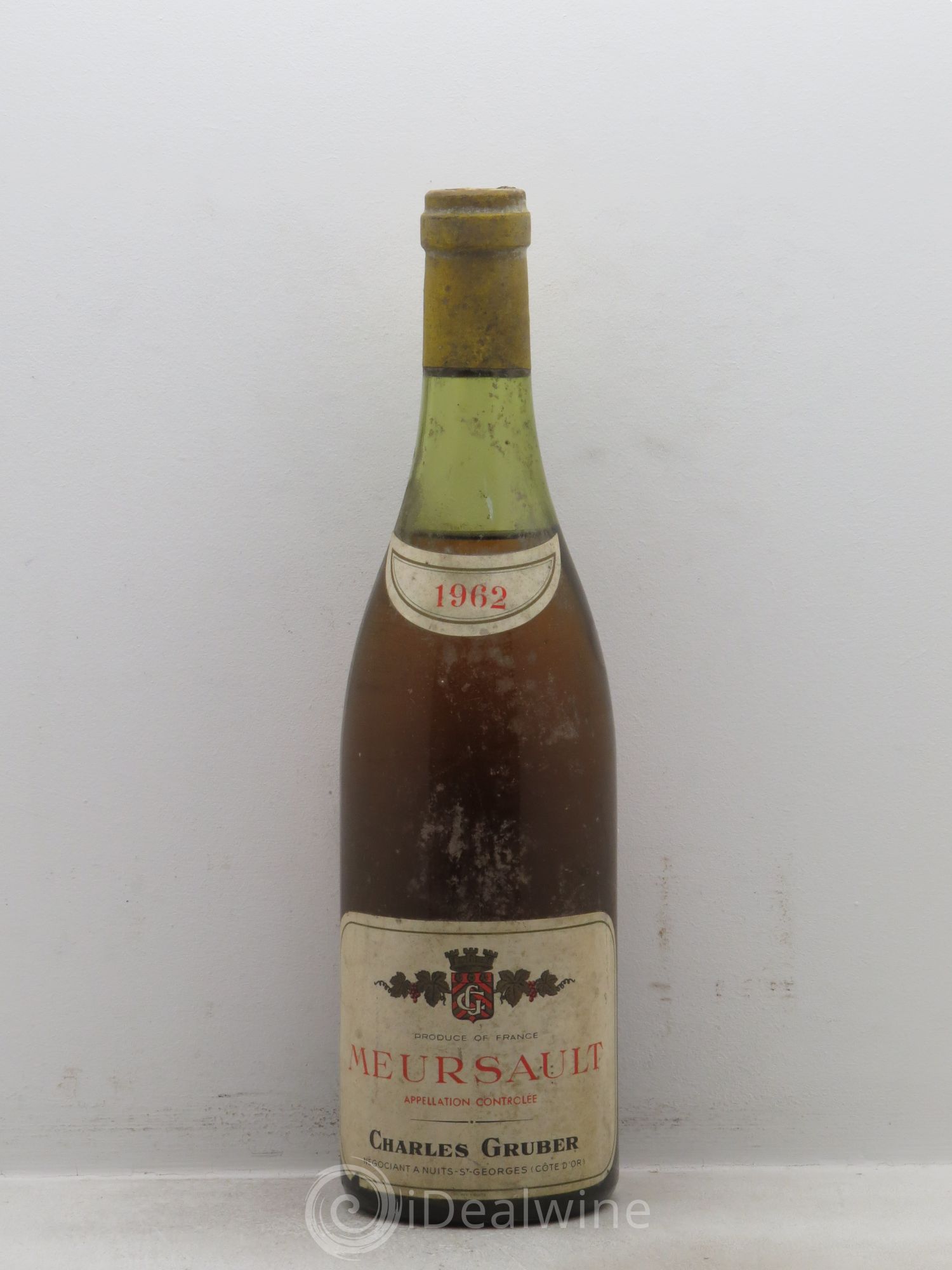 Meursault Charles Gruber (négociant) 1962 - Posten von 1 Flasche - 0