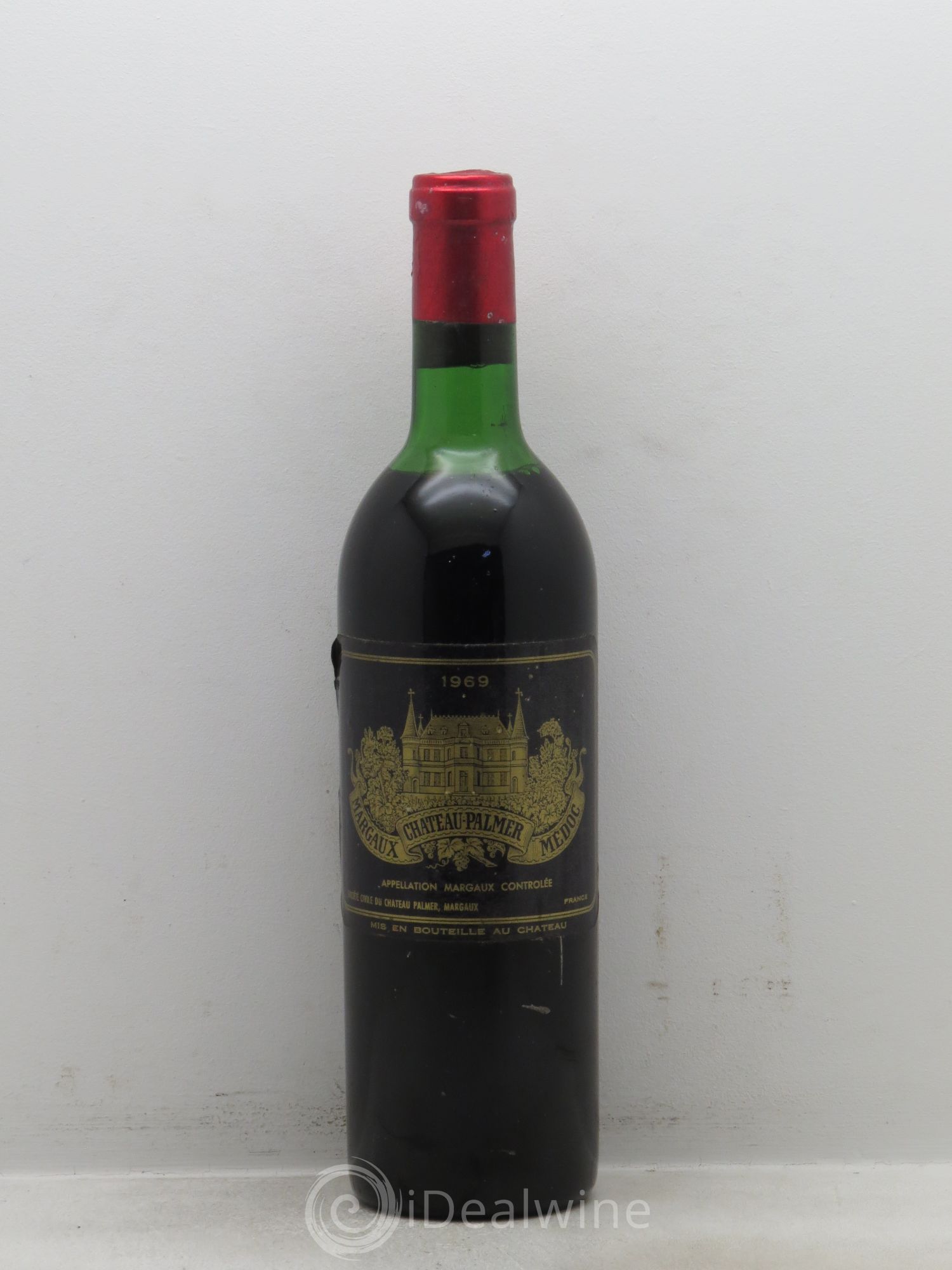 Château Palmer 3ème Grand Cru Classé 1969 - Lot de 1 bouteille - 0