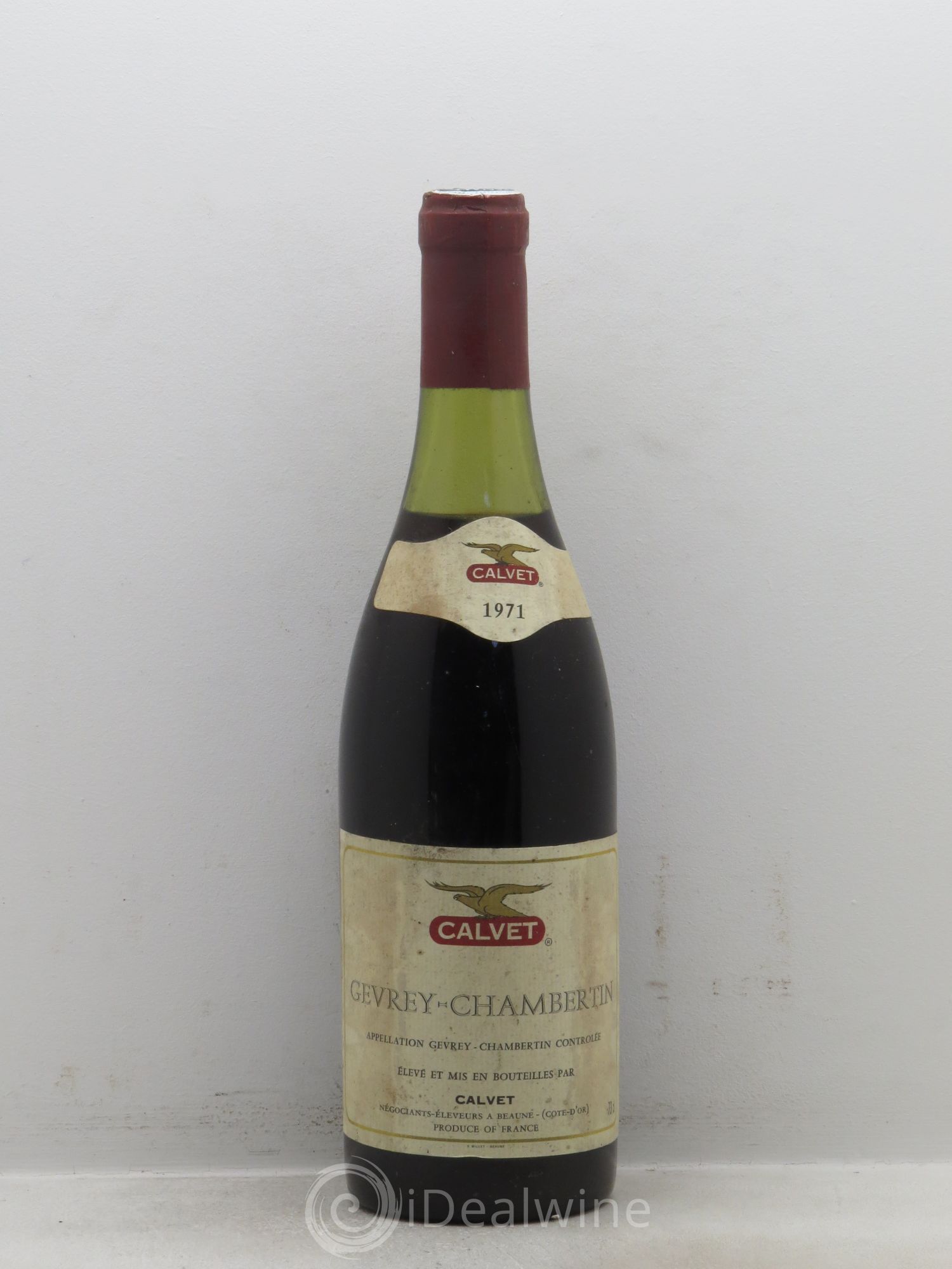 Gevrey-Chambertin Mise Calvet 1971 - Posten von 1 Flasche - 0