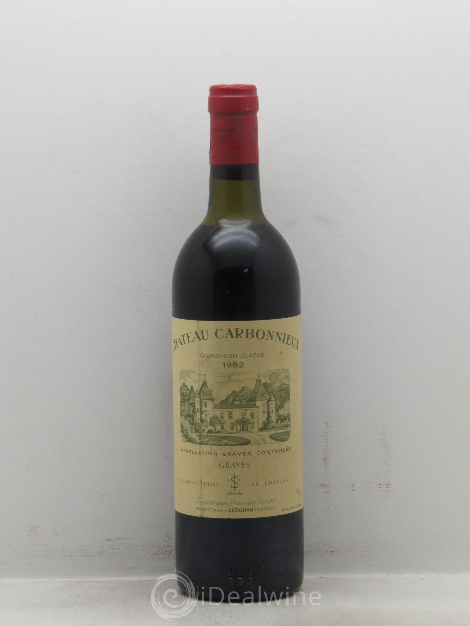 Château Carbonnieux Cru Classé de Graves 1982 - Lot de 1 bouteille - 0