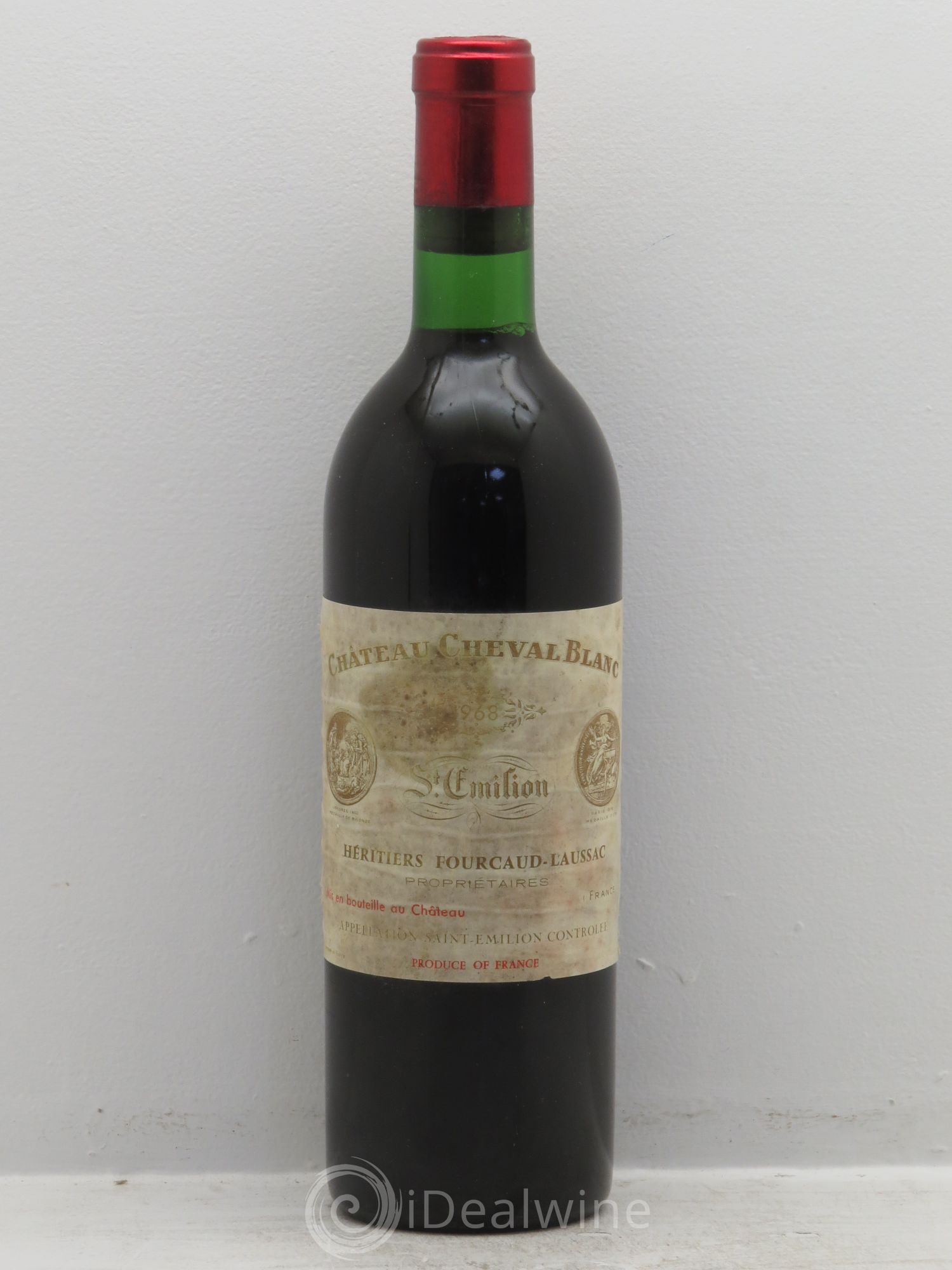 Château Cheval Blanc 1er Grand Cru Classé A 1968 - Lot de 1 bouteille - 0