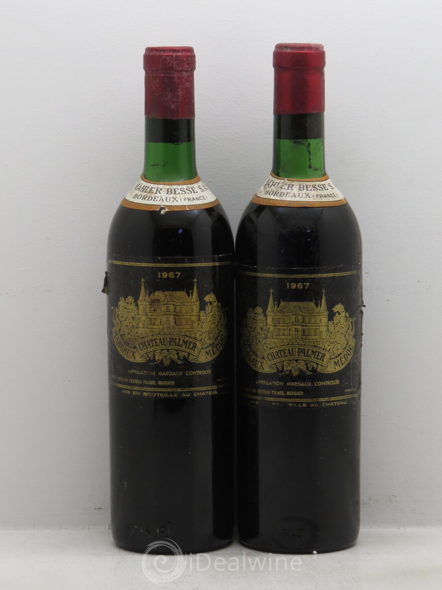 Château Palmer 3ème Grand Cru Classé 1967 - Lot de 2 bouteilles - 0
