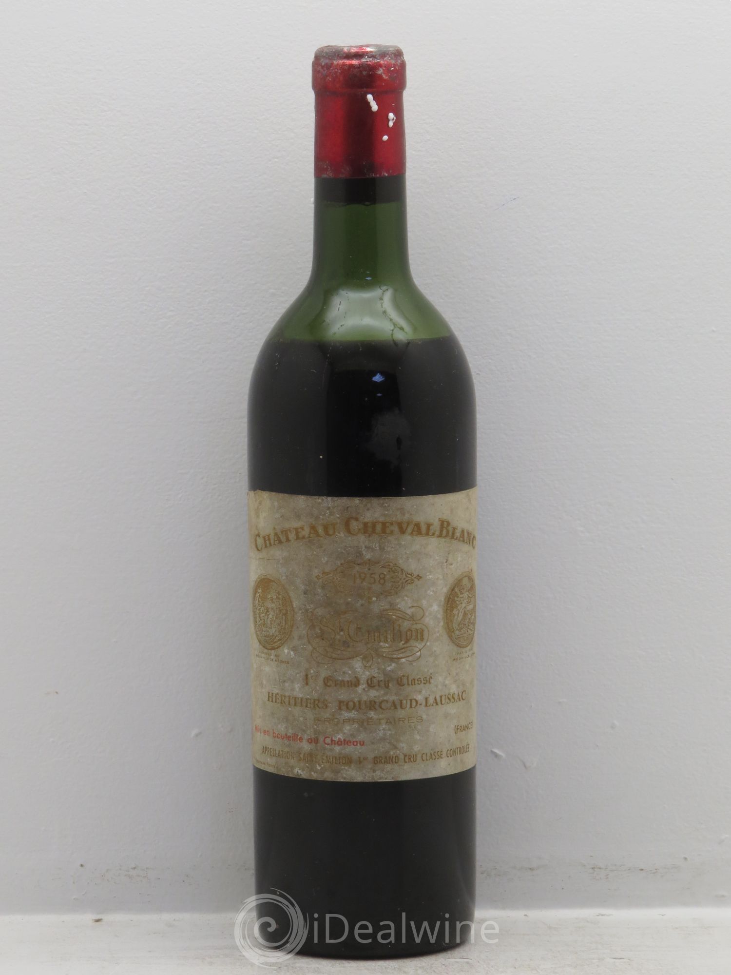 Château Cheval Blanc 1er Grand Cru Classé A 1958 - Lot de 1 bouteille - 0