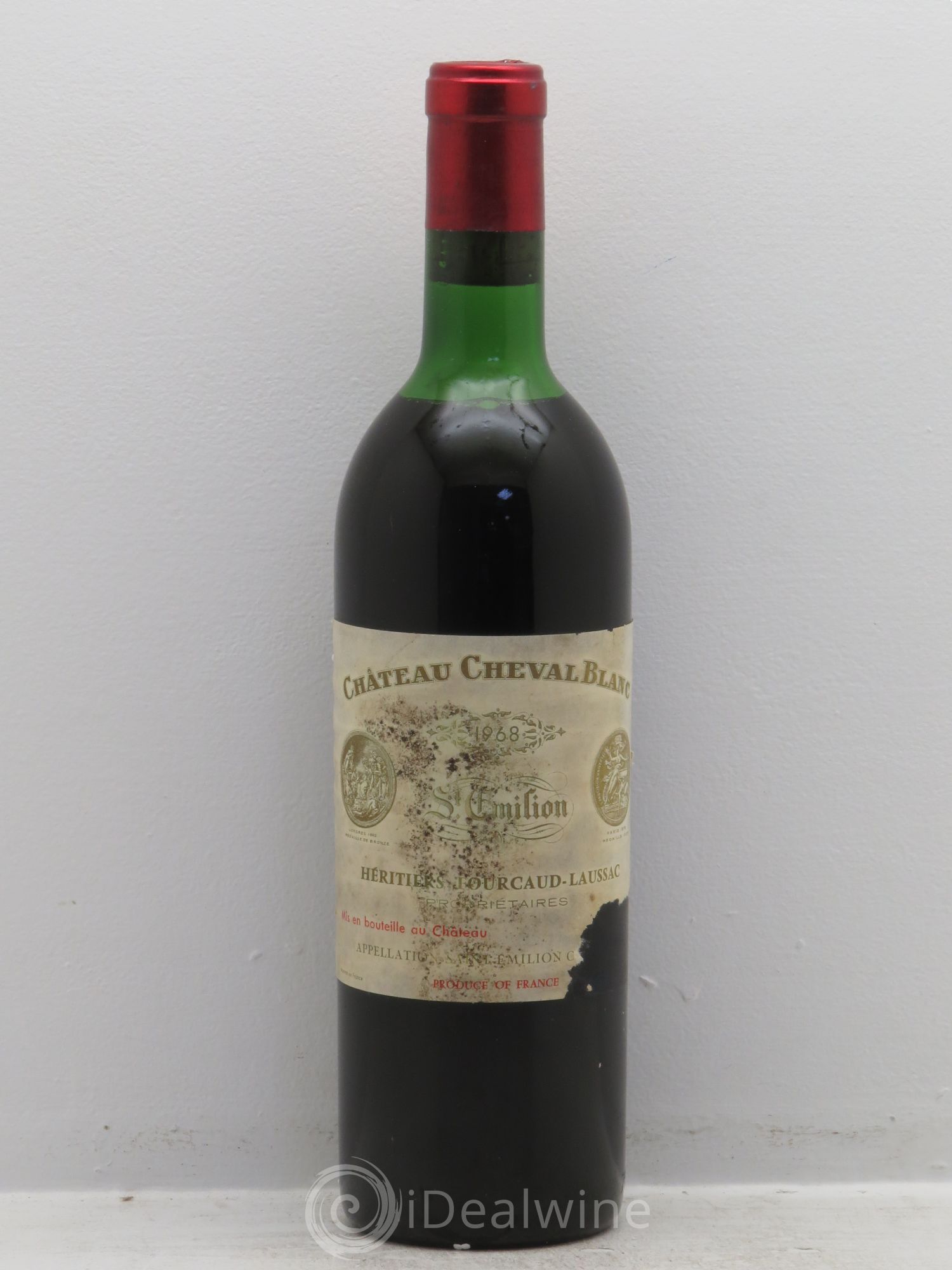 Château Cheval Blanc 1er Grand Cru Classé A 1968 - Lot de 1 bouteille - 0