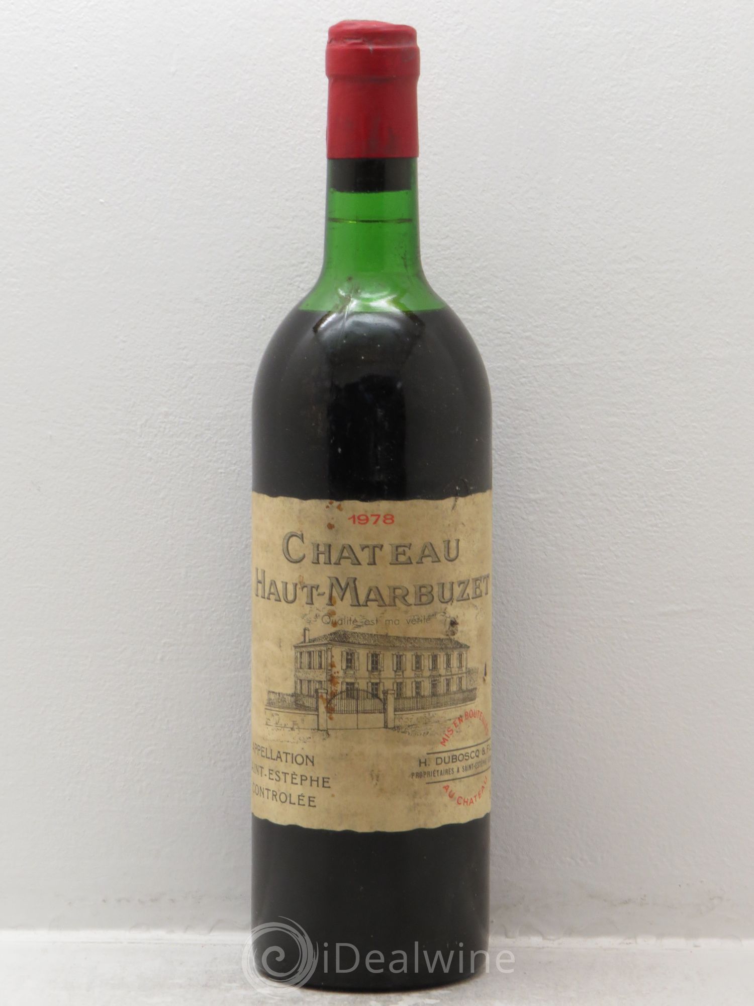 Château Haut Marbuzet 1978 - Lot de 1 bouteille - 0