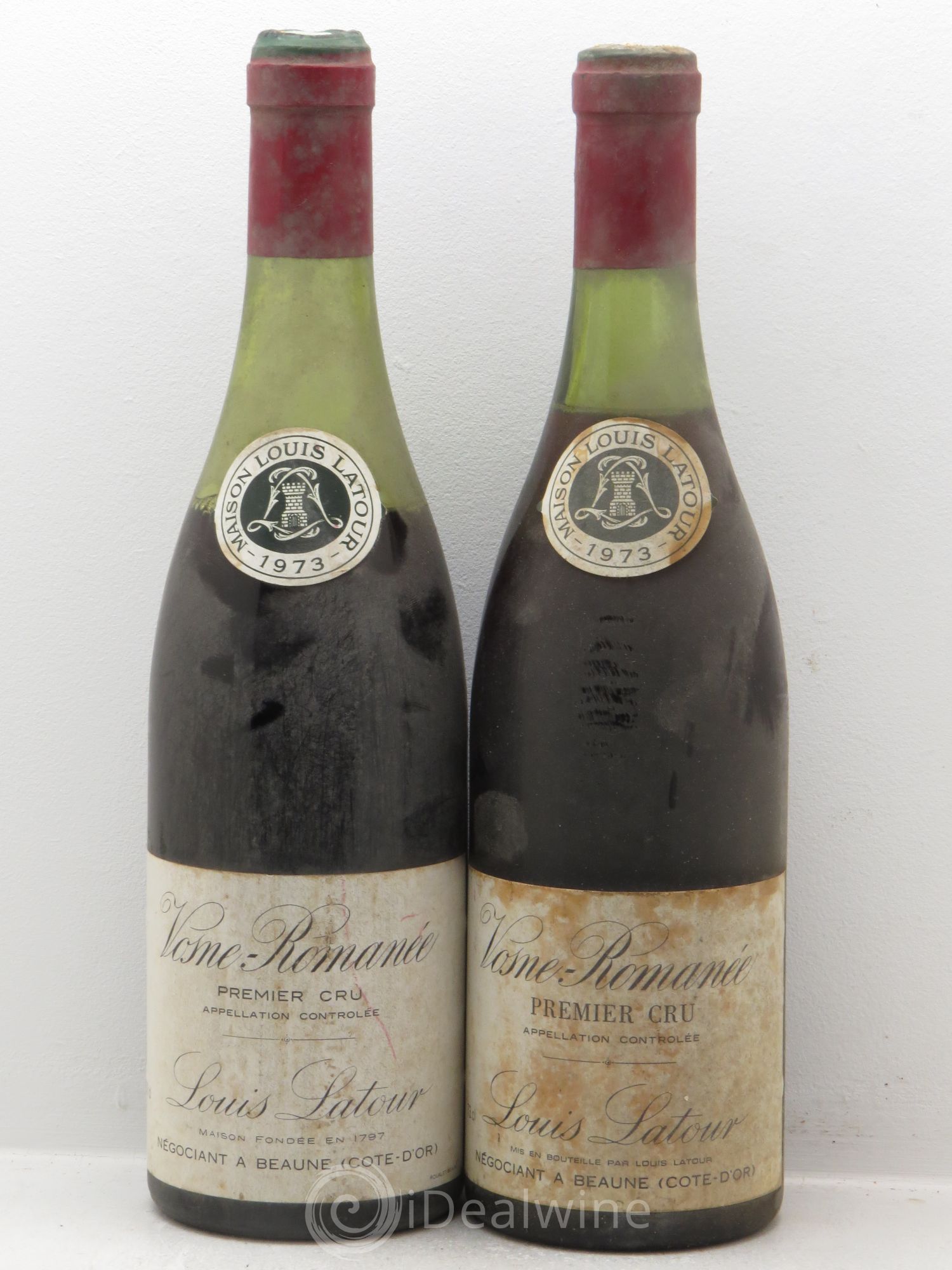 Vosne-Romanée 1er Cru 1973 - Lot de 2 bouteilles - 0