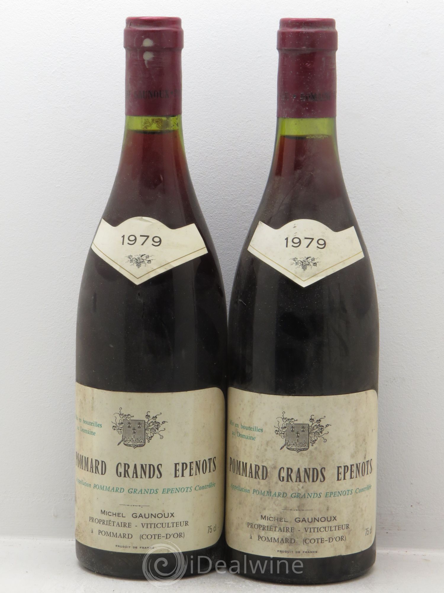 Pommard 1er Cru Grands Epenots Michel Gaunoux 1979 - Lot de 2 bouteilles - 0
