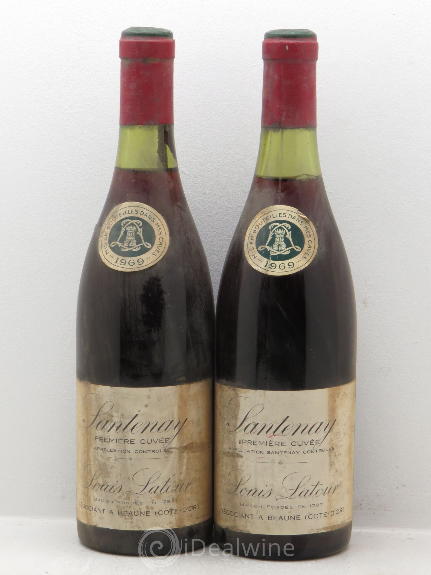 Santenay 1969 - Lot de 2 bouteilles - 0