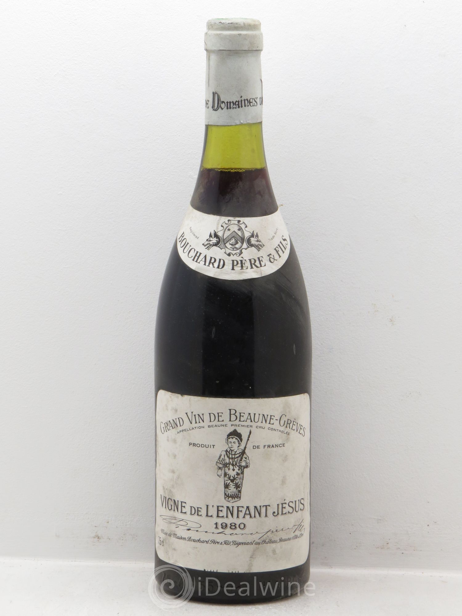 Beaune 1er Cru Grèves - Vigne de l'Enfant Jésus Bouchard Père & Fils 1980 - Lot de 1 bouteille - 0