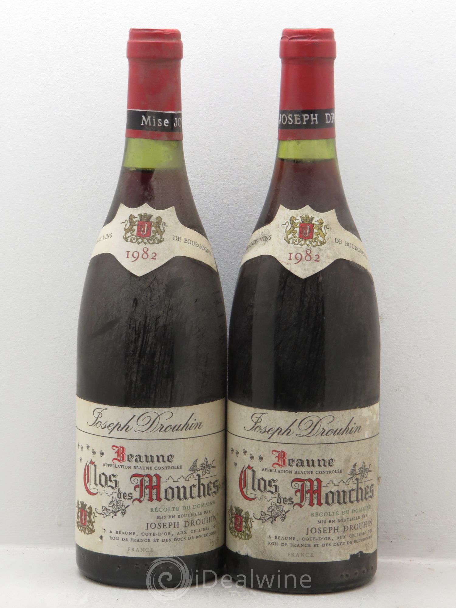 Beaune 1er Cru Clos des Mouches Joseph Drouhin 1982 - Lot de 2 bouteilles - 0