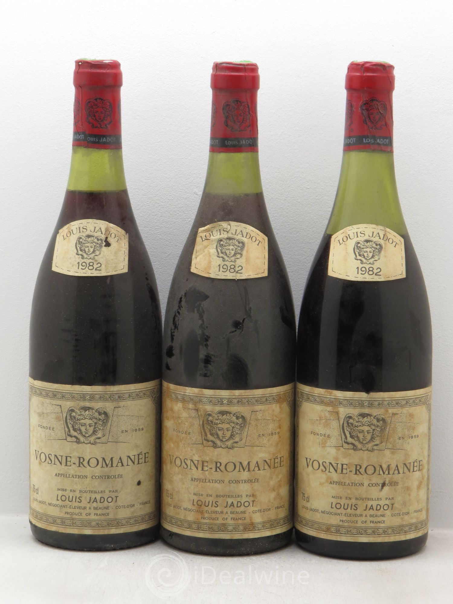 Vosne-Romanée 1982 - Lot de 3 bouteilles - 0