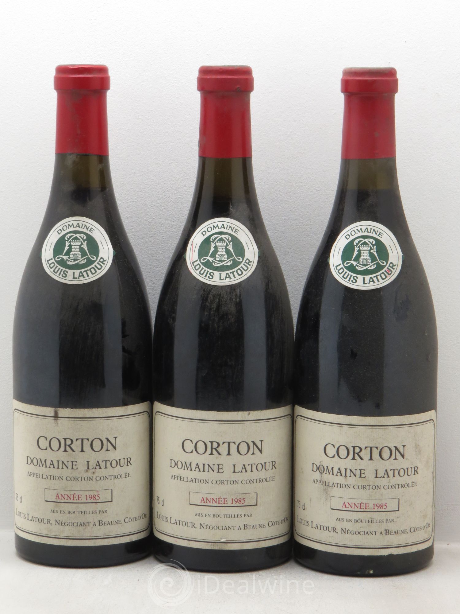 Corton Grand Cru Louis Latour 1985 - Lot de 3 bouteilles - 0