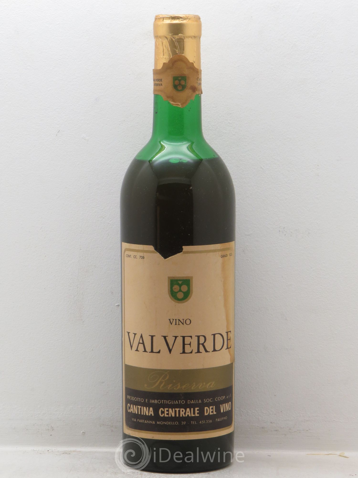 Italie Vino Valverde Riserva (sans prix de réserve) 1968 - Posten von 1 Flasche - 0