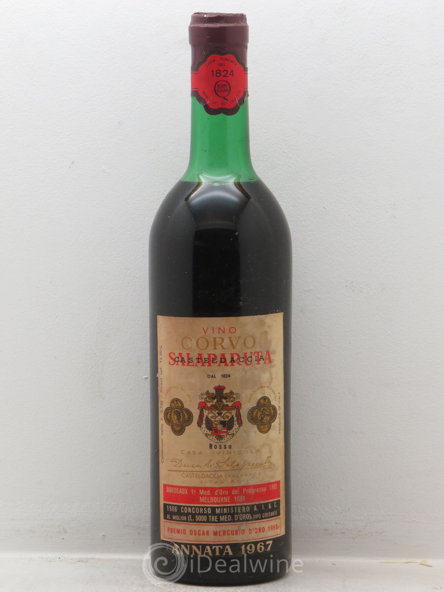 Italie Corvo di Salaparuta Castel Daccia (sans prix de réserve - no reserve) 1967 - Posten von 1 Flasche - 0