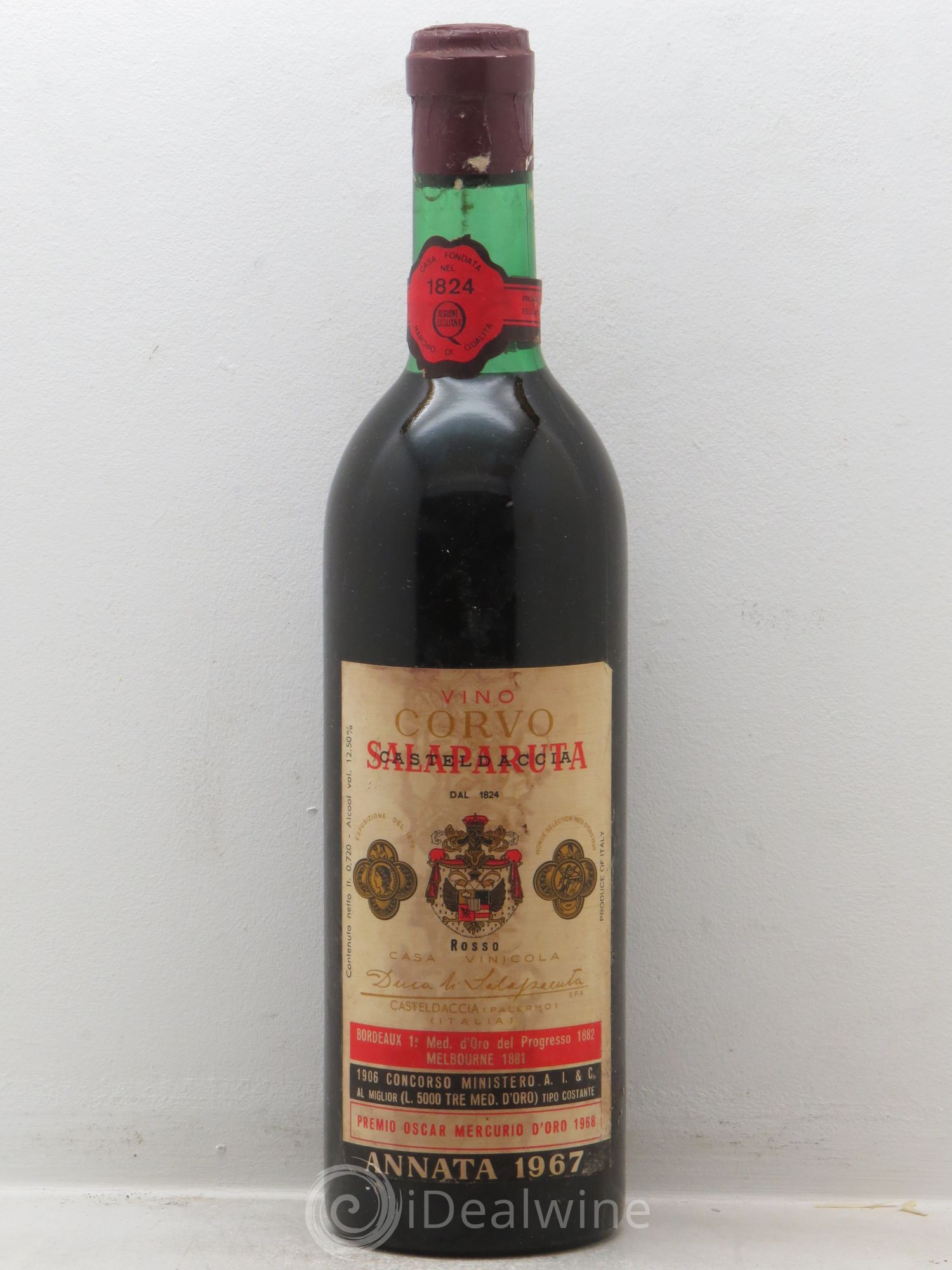 Italie Corvo di Salaparuta Castel Daccia (sans prix de réserve - no reserve) 1967 - Posten von 1 Flasche - 0