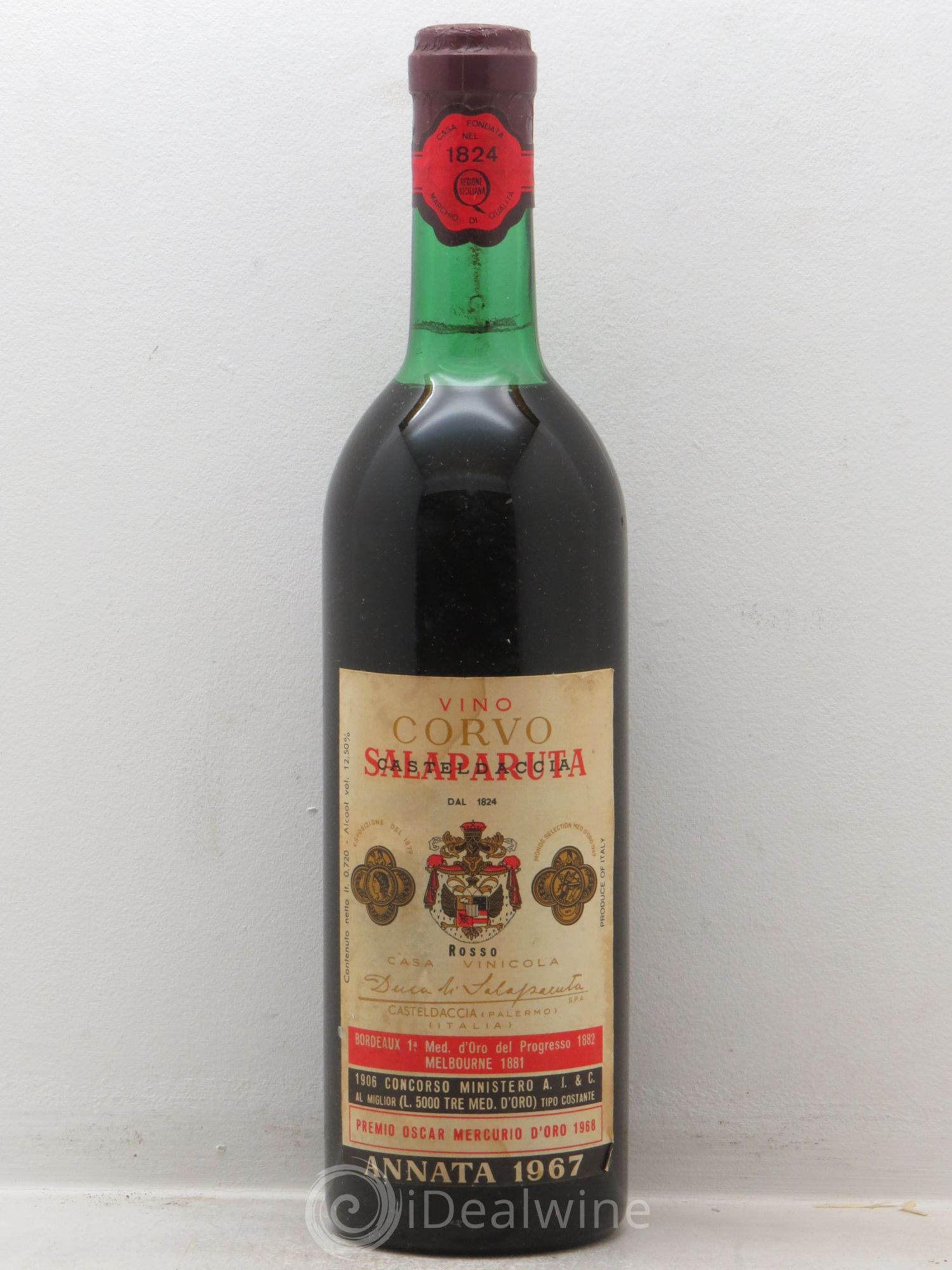 Italie Corvo di Salaparuta Castel Daccia (sans prix de réserve - no reserve) 1967 - Posten von 1 Flasche - 0