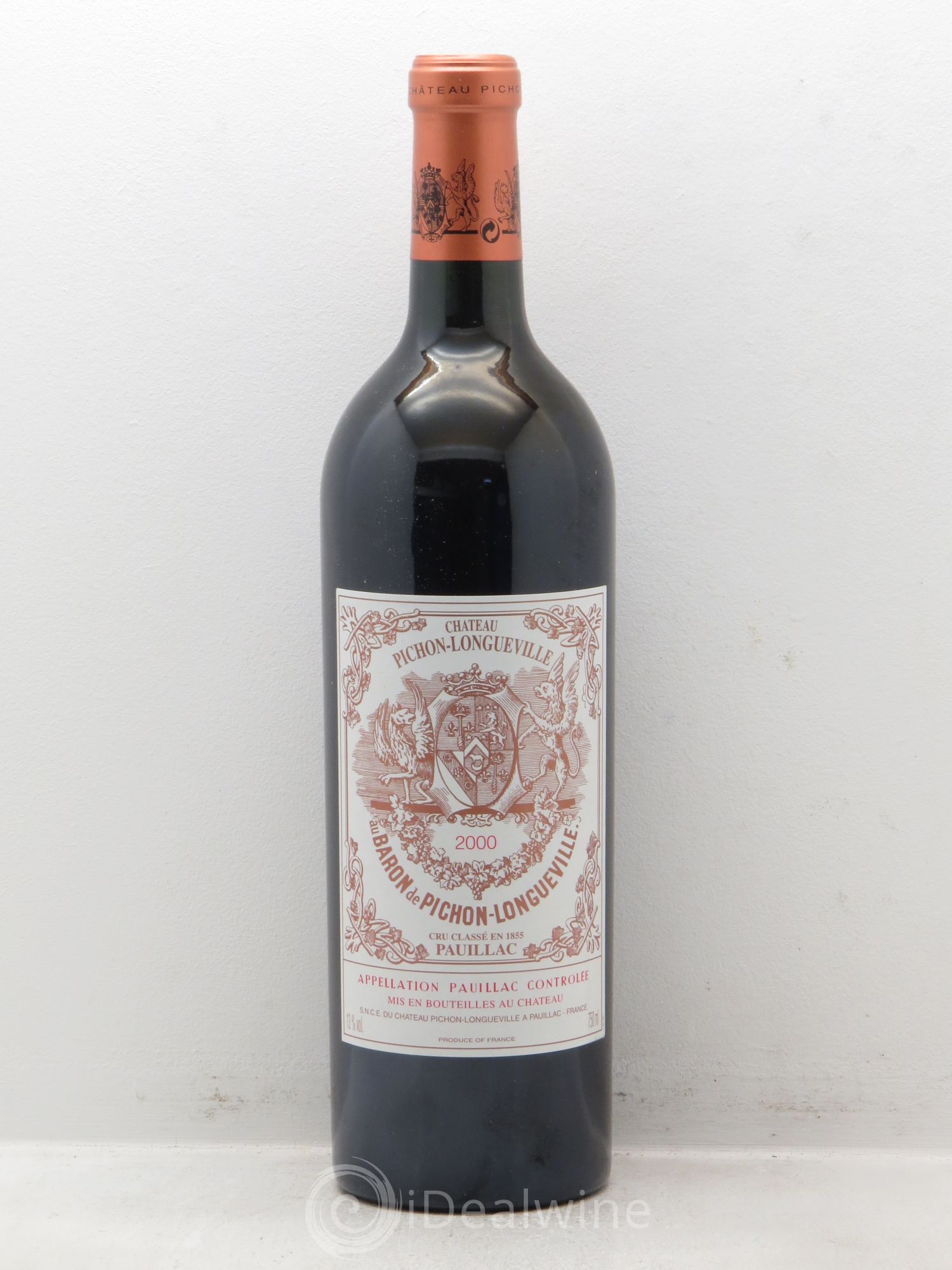 Pichon Longueville Baron 2ème Grand Cru Classé 2000 - Lot de 6 bouteilles - 0