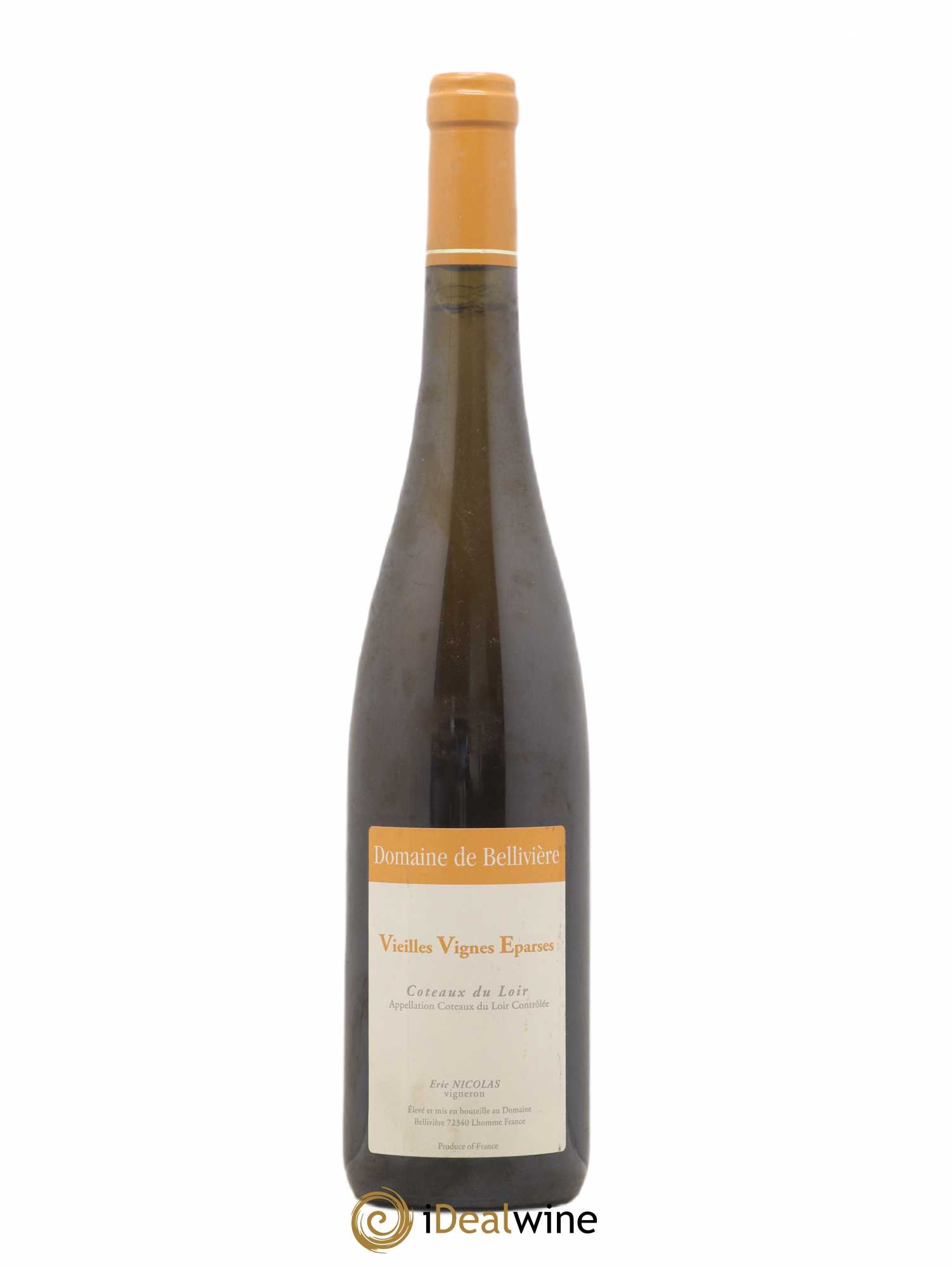 Coteaux du Loir Vieilles Vignes Eparses Domaine de Bellivière 2013 - Lot de 1 bouteille - 0
