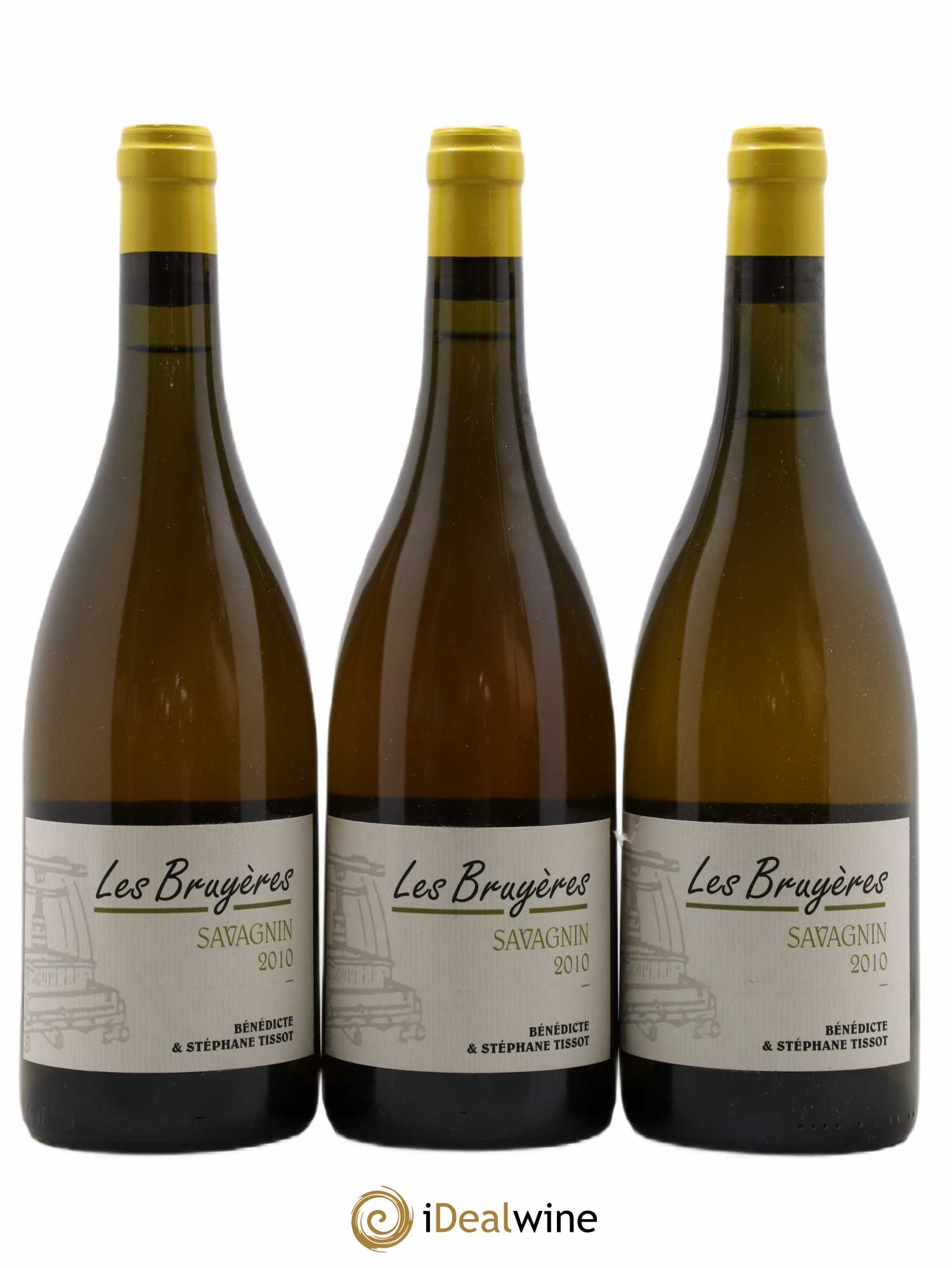 Vin de France Savagnin Les Bruyeres André et Mireille Tissot 2010 - Posten von 3 Flaschen - 0